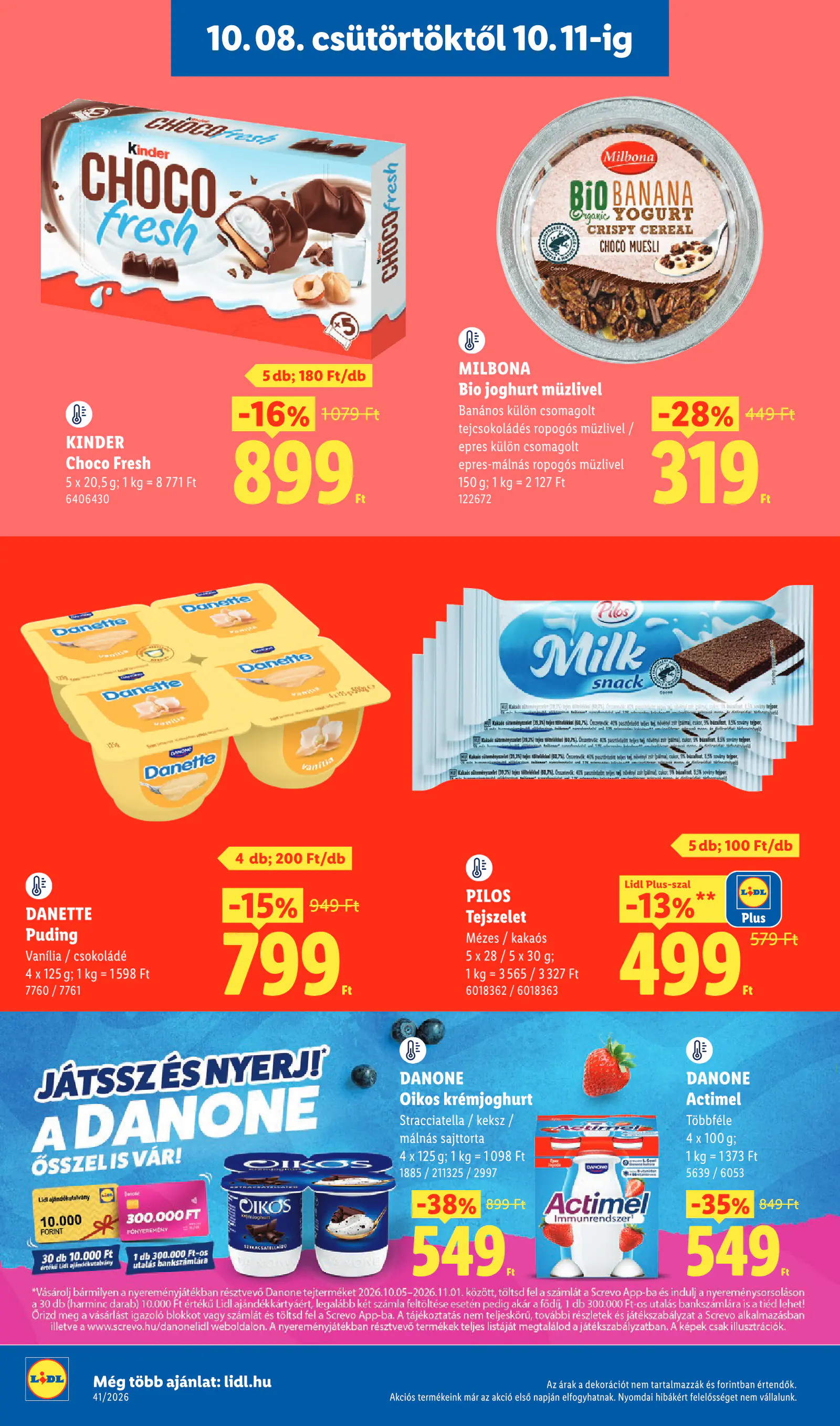 Lidl akciós újság, 41. hét, 8. oldal (okt. 8–14.)