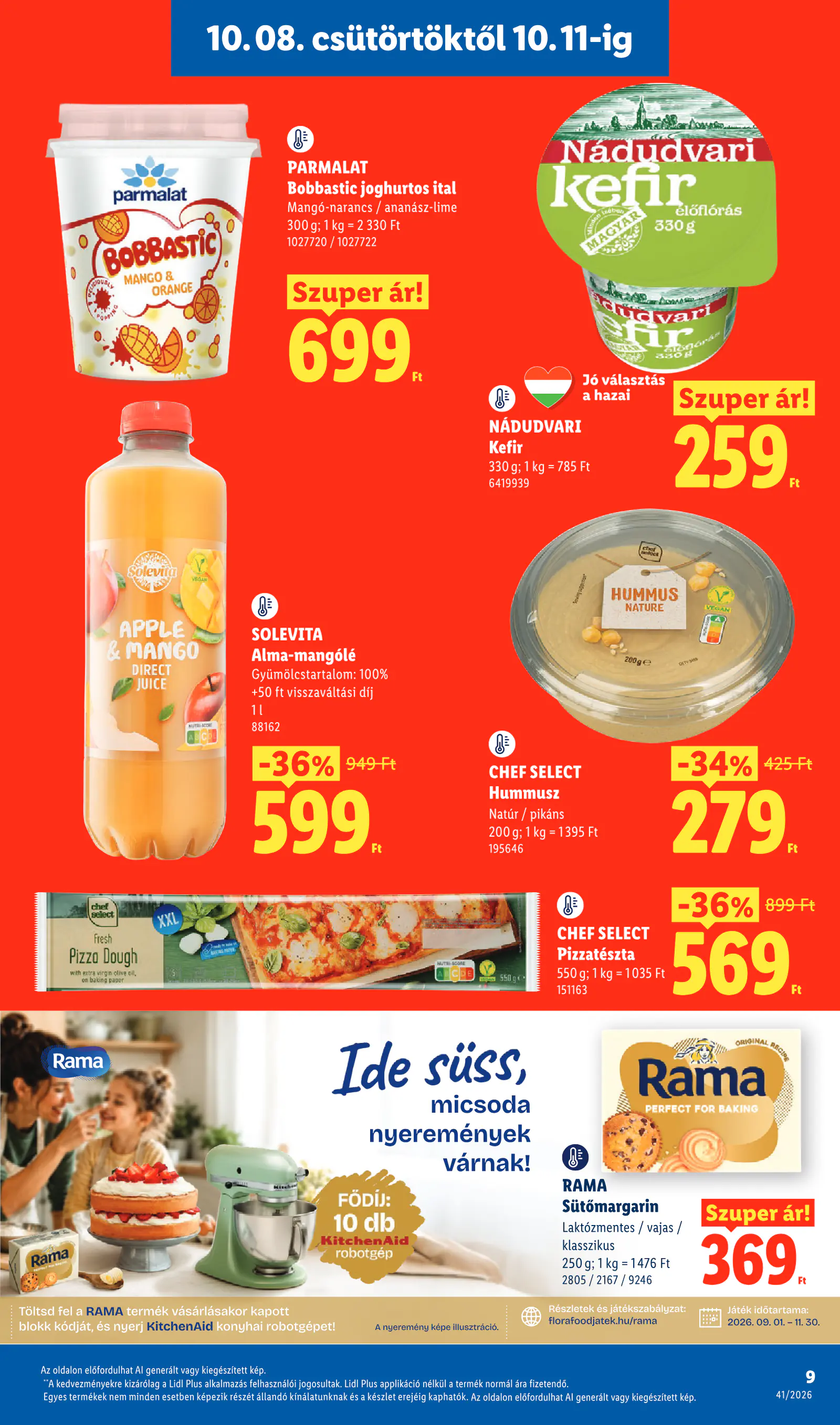 Lidl akciós újság, 41. hét, 9. oldal (okt. 8–14.)