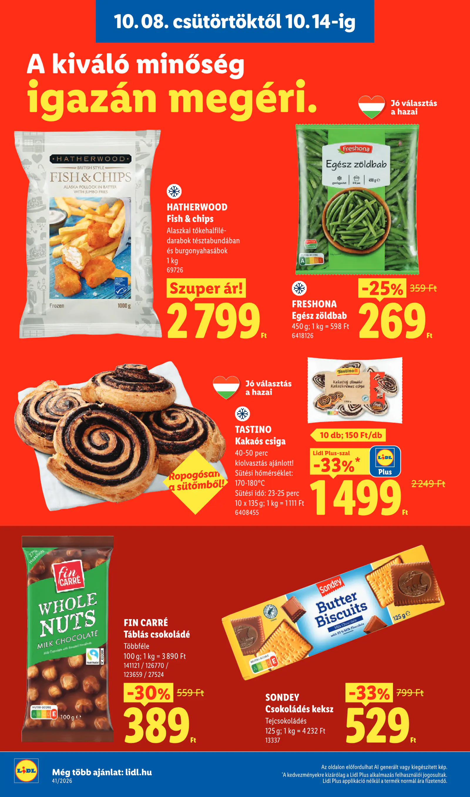 Lidl akciós újság, 41. hét, 10. oldal (okt. 8–14.)