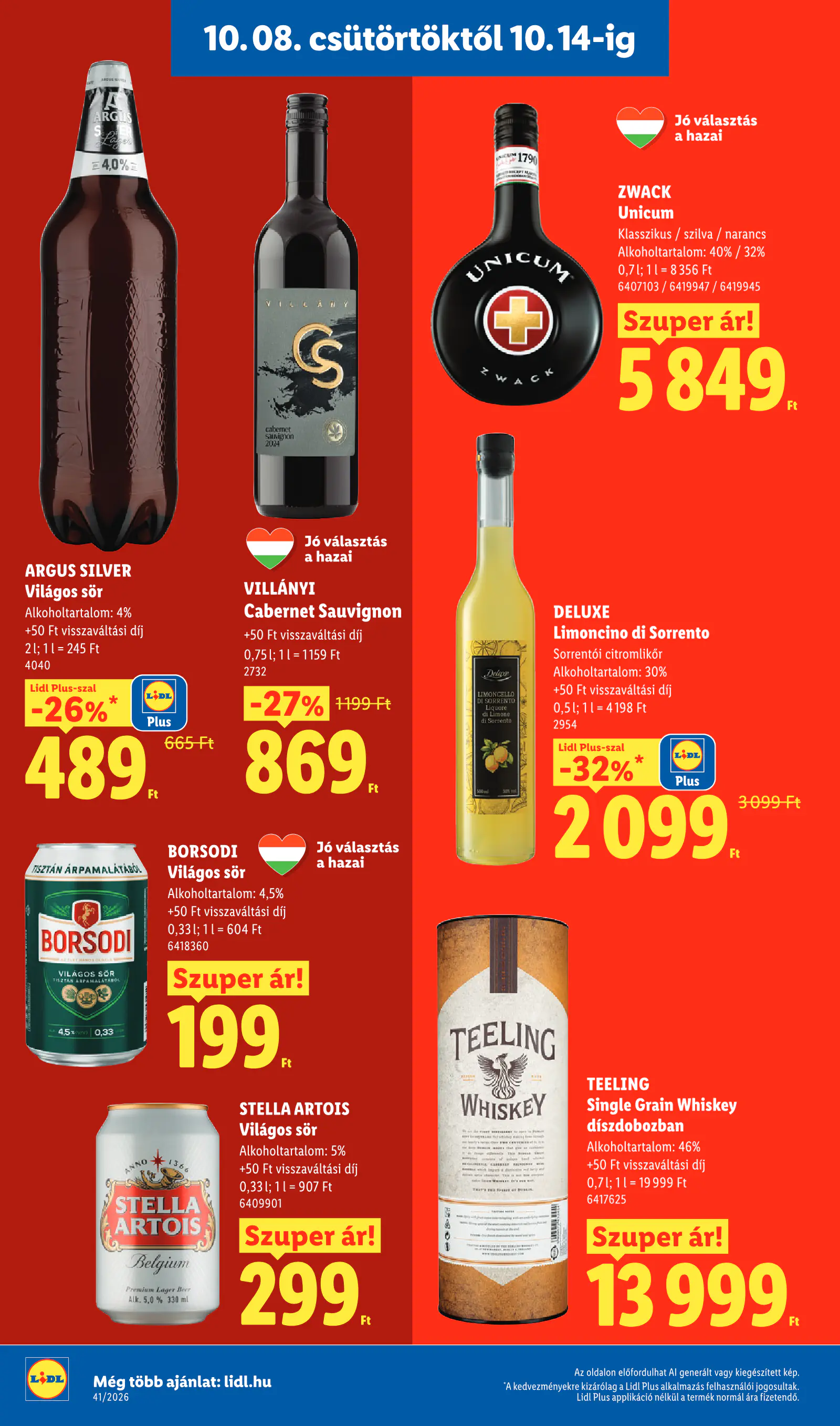 Lidl akciós újság, 41. hét, 14. oldal (okt. 8–14.)