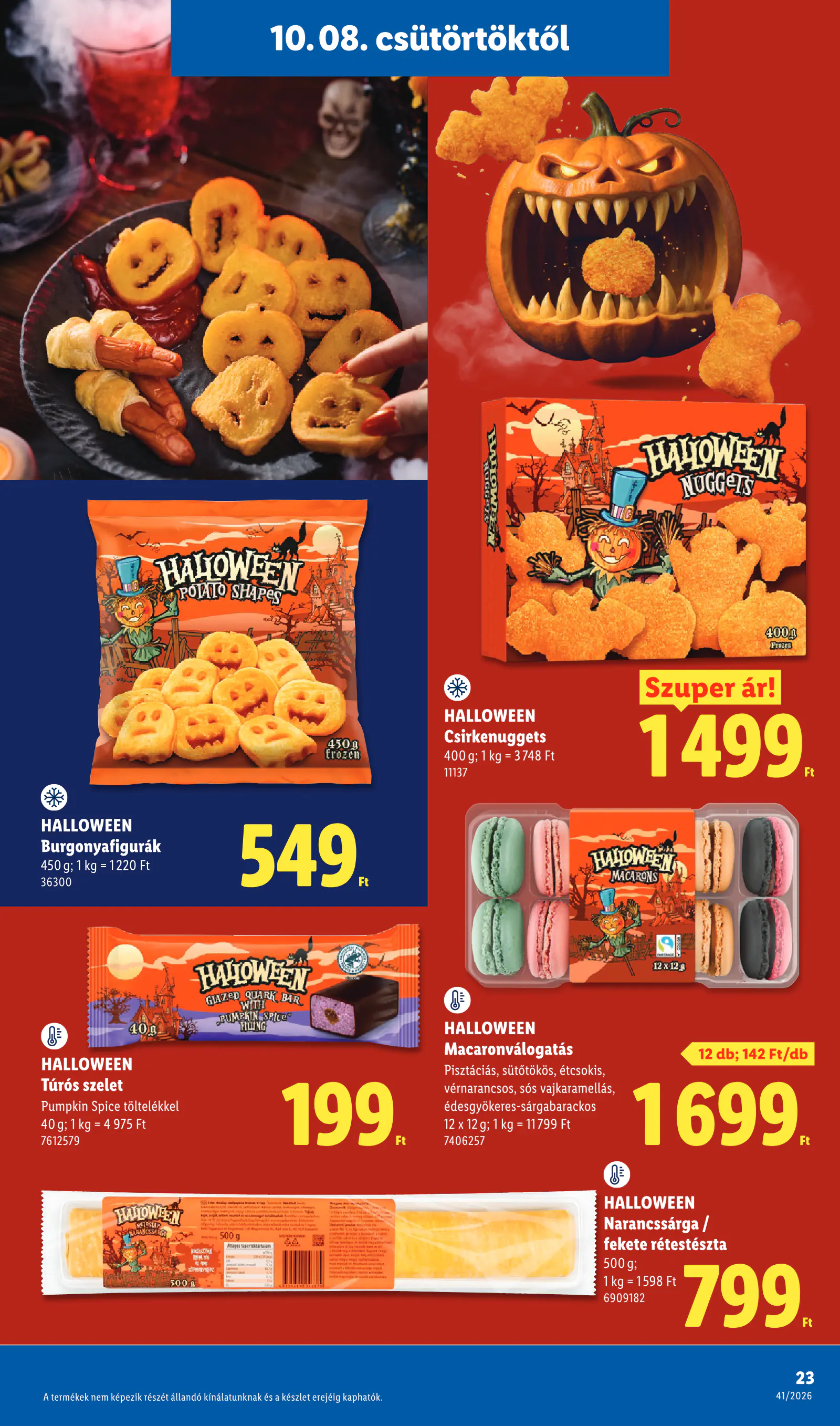 Lidl akciós újság, 41. hét, 23. oldal (okt. 8–14.)