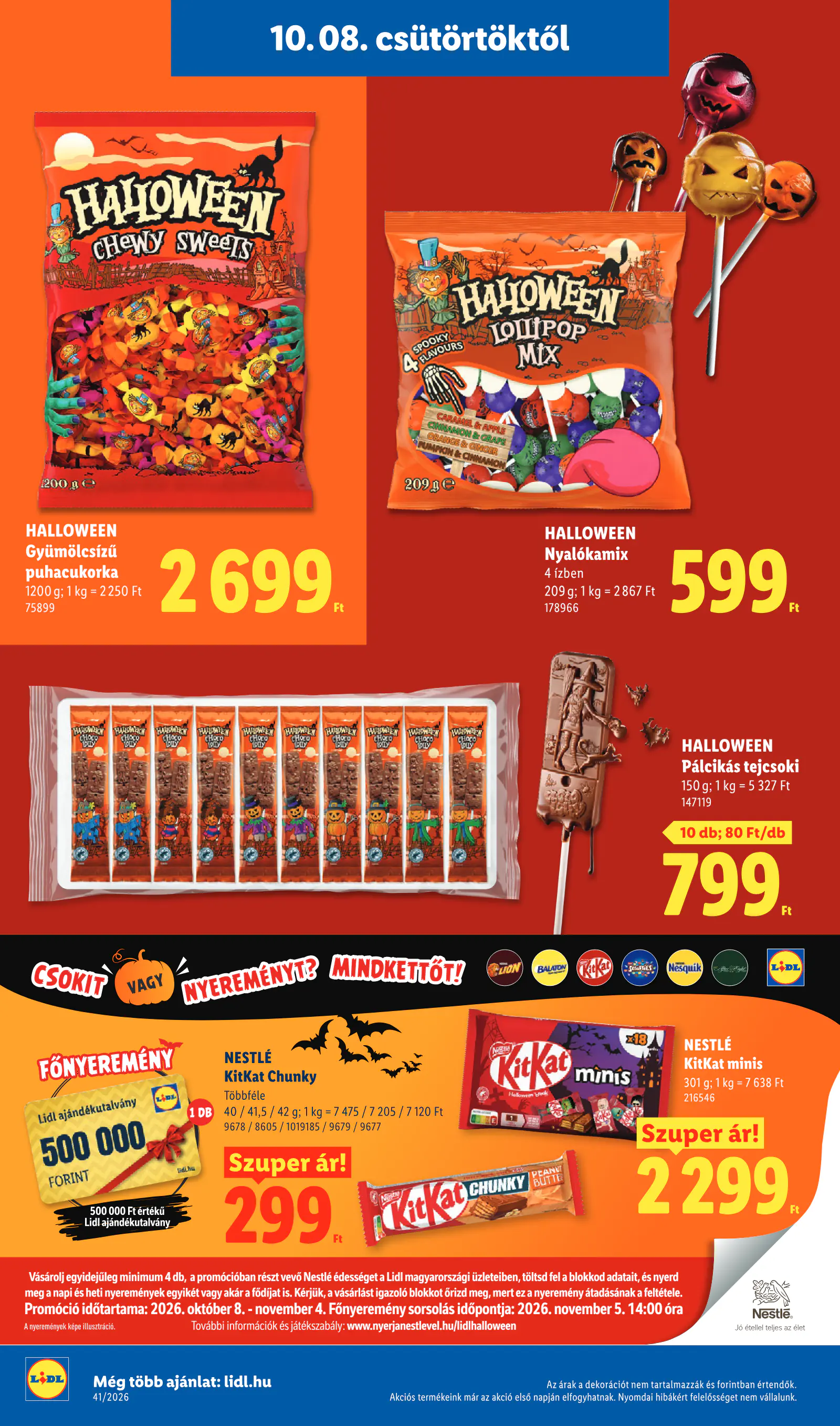 Lidl akciós újság, 41. hét, 26. oldal (okt. 8–14.)