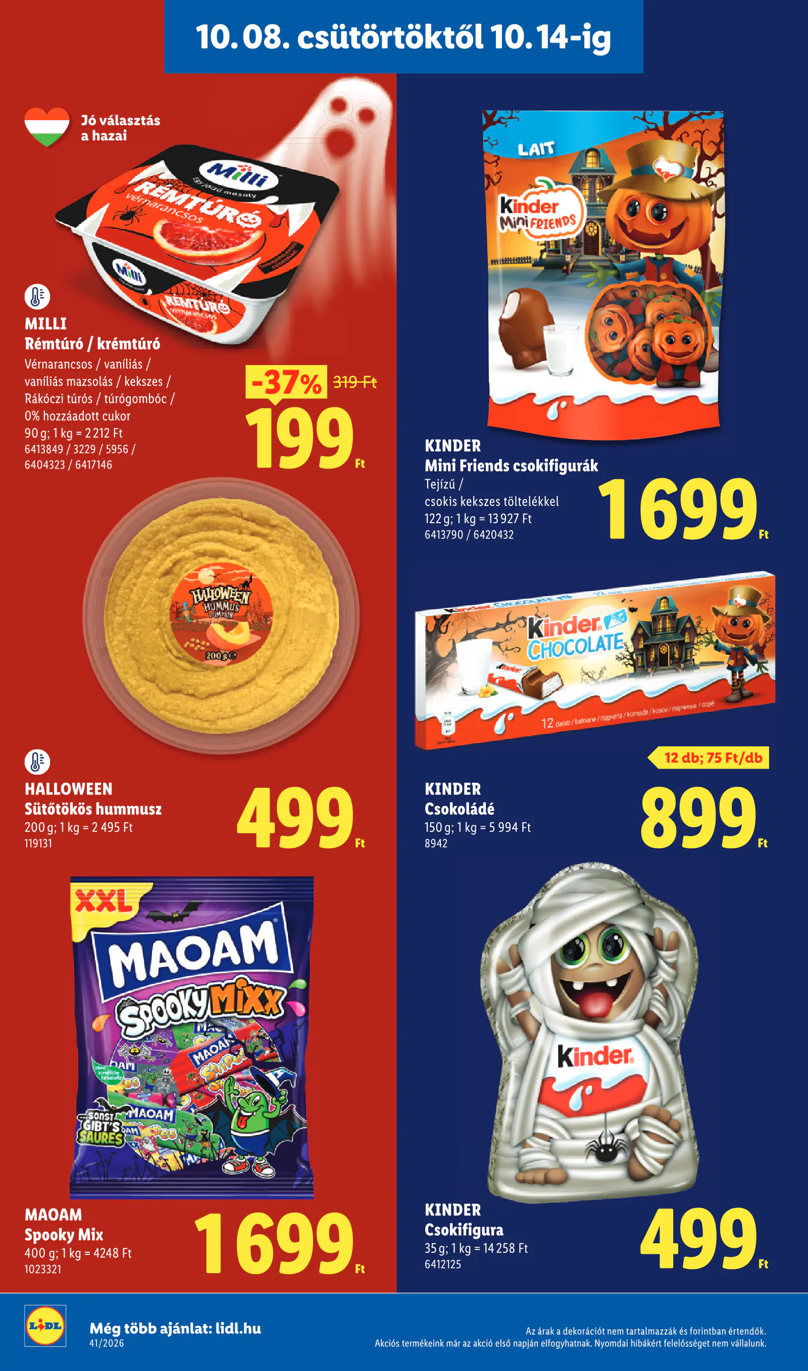 Lidl akciós újság, 41. hét, 30. oldal (okt. 8–14.)