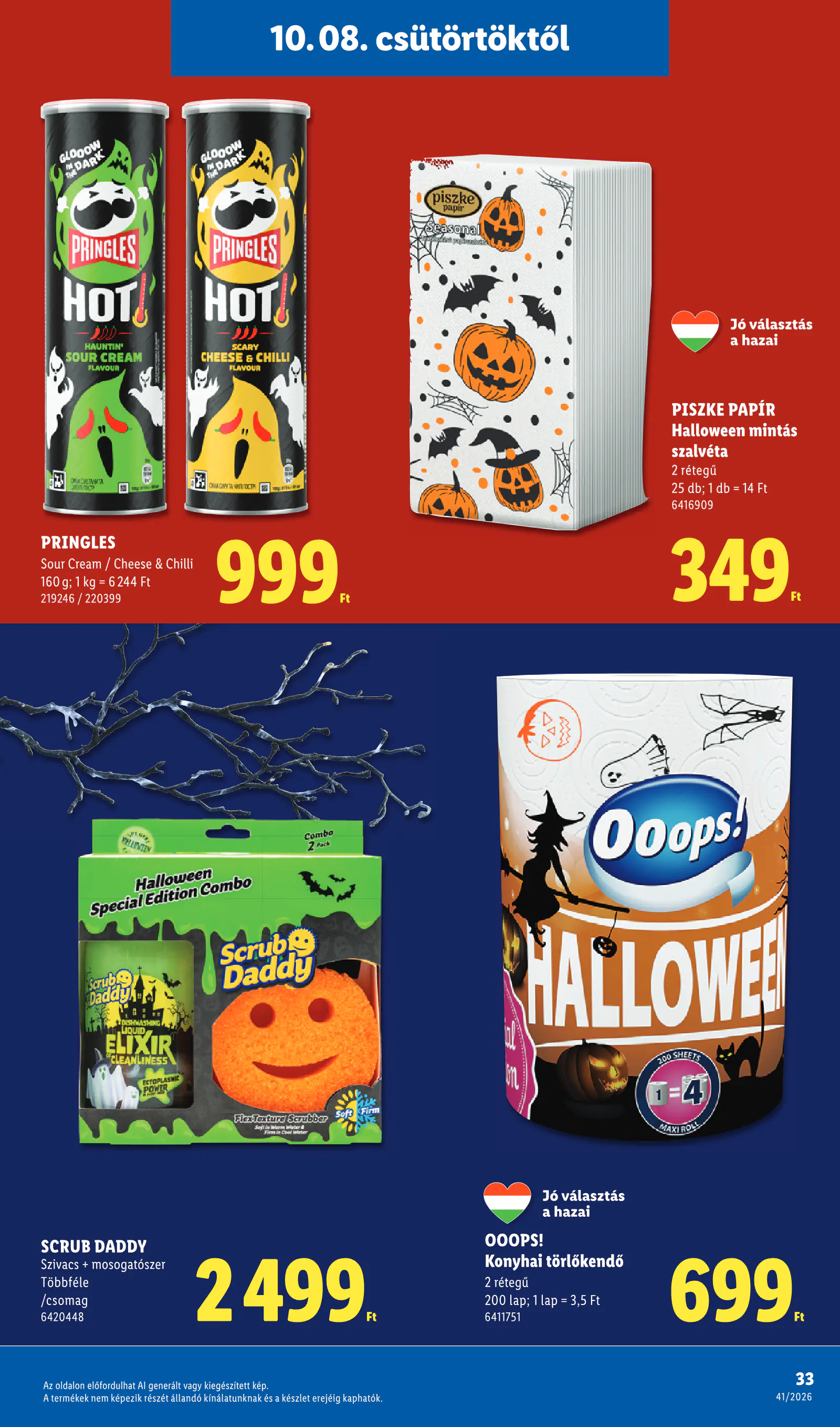 Lidl akciós újság, 41. hét, 33. oldal (okt. 8–14.)