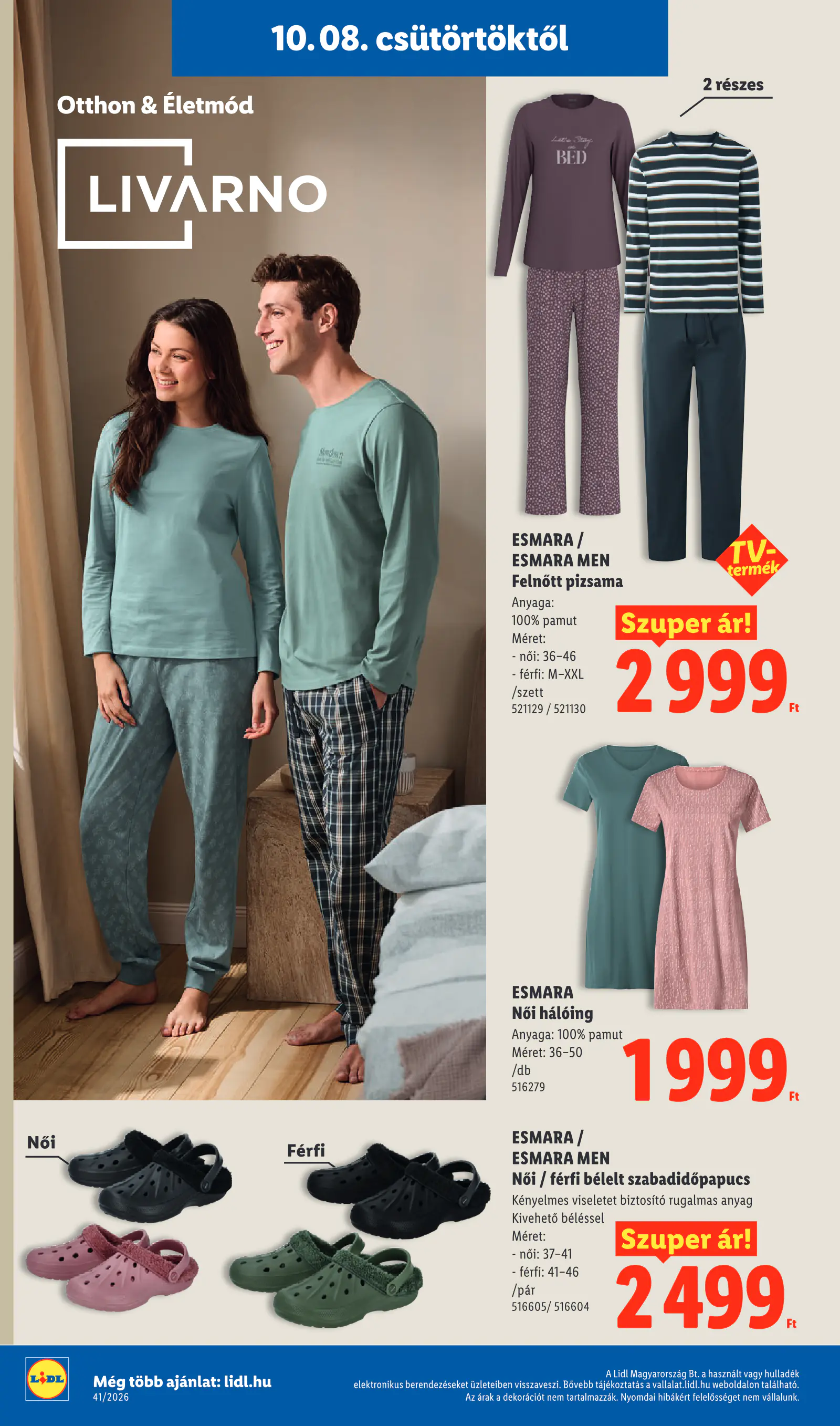 Lidl akciós újság, 41. hét, 42. oldal (okt. 8–14.)