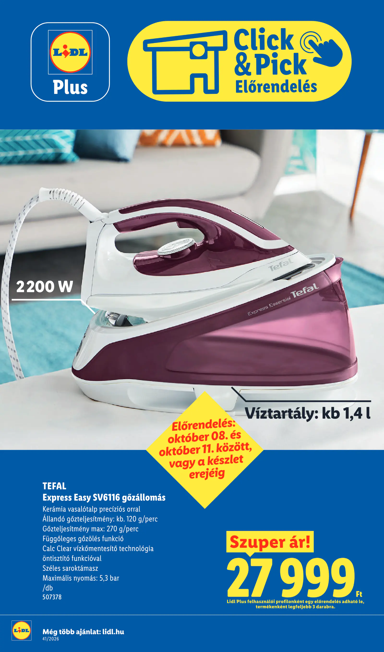 Lidl akciós újság, 41. hét, 52. oldal (okt. 8–14.)