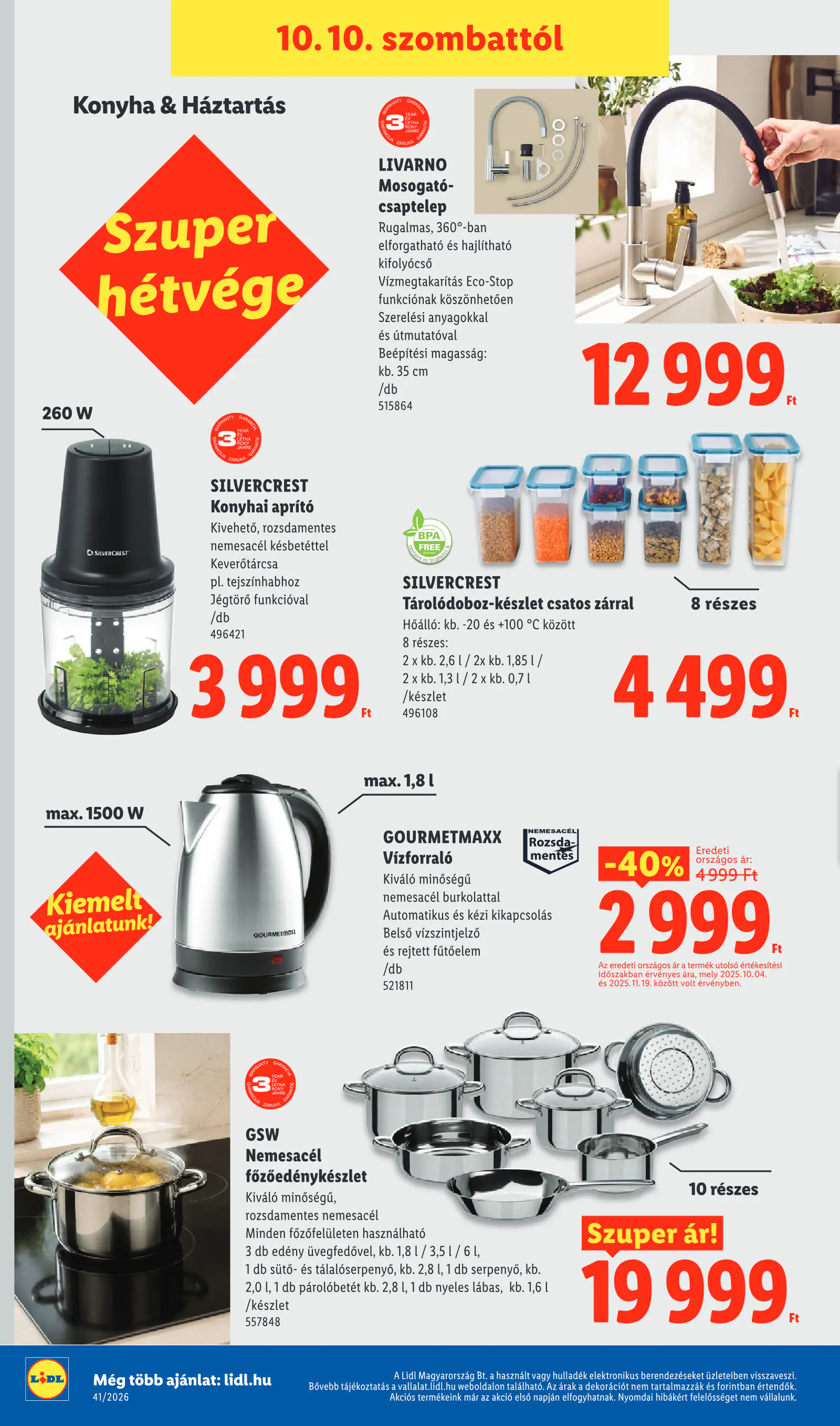 Lidl akciós újság, 41. hét, 56. oldal (okt. 8–14.)