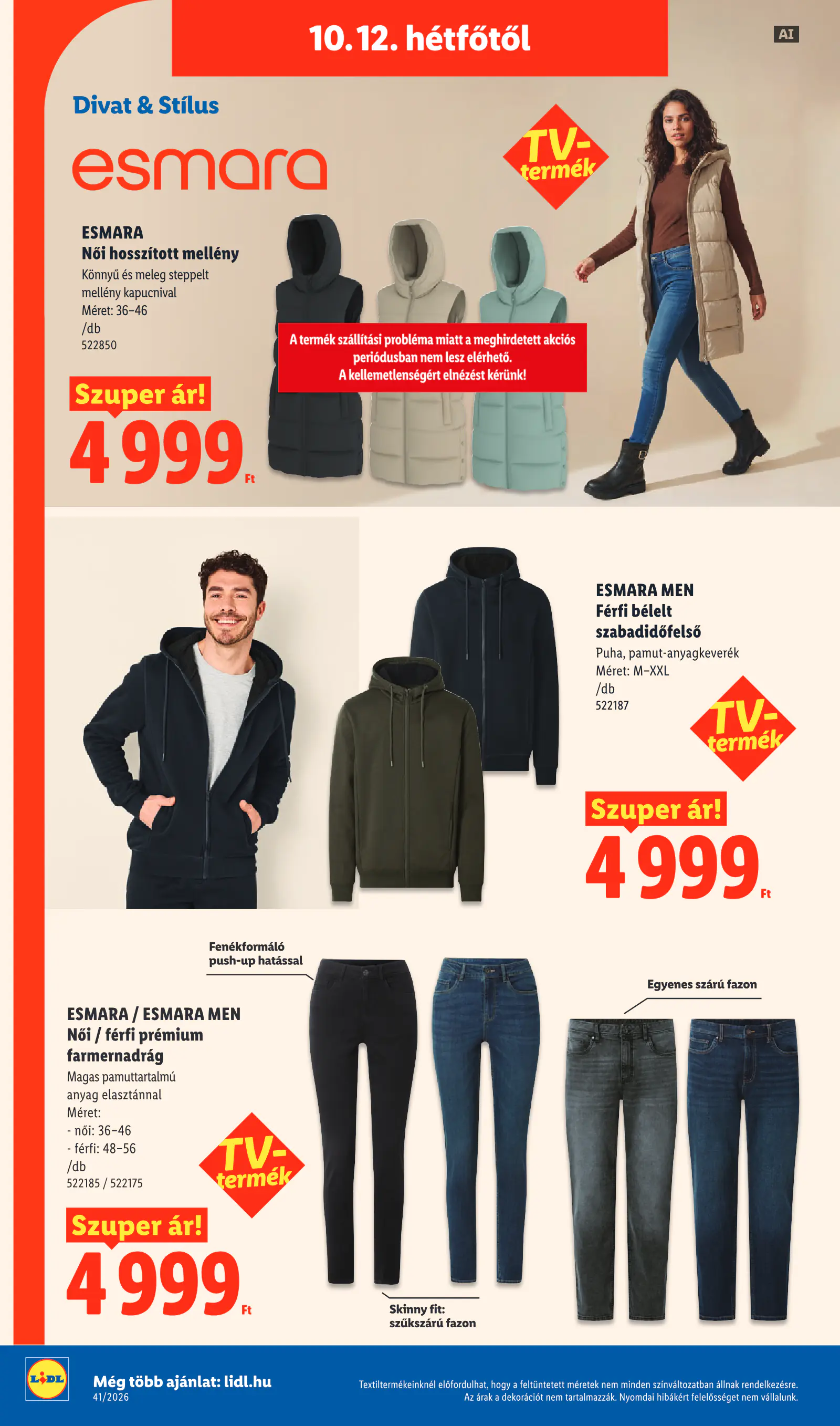 Lidl akciós újság, 41. hét, 58. oldal (okt. 8–14.)