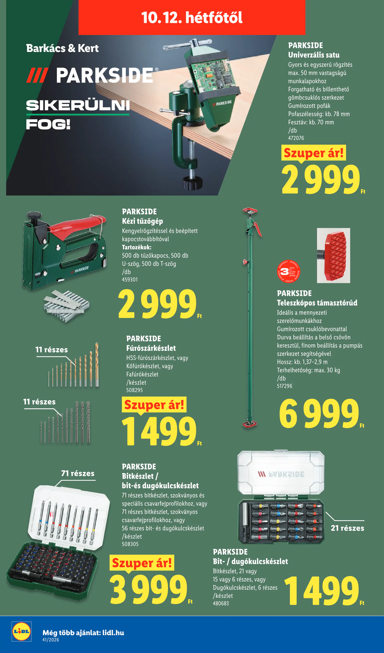 Lidl akciós újság, 41. hét, 64. oldal (okt. 8–14.)