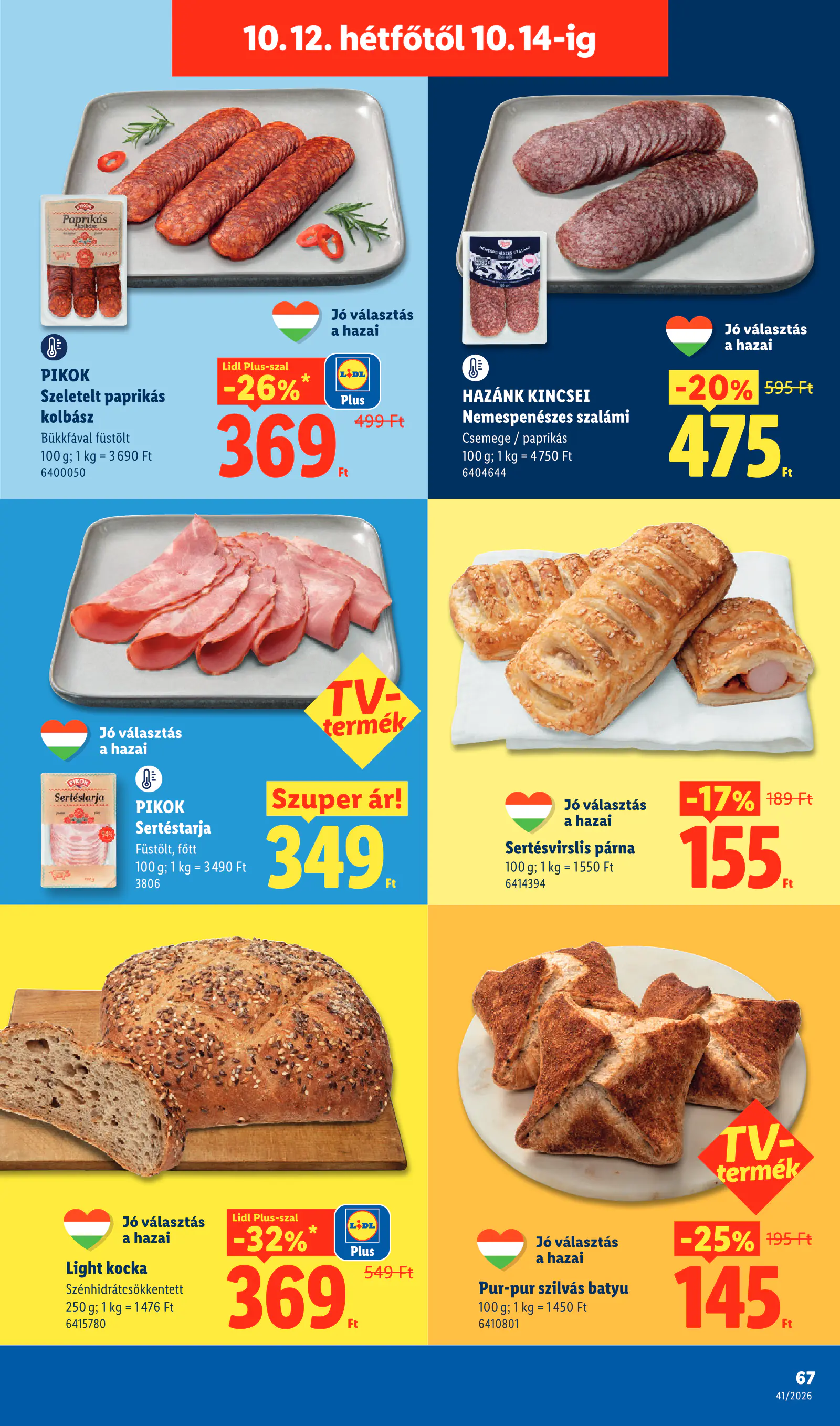 Lidl akciós újság, 41. hét, 67. oldal (okt. 8–14.)