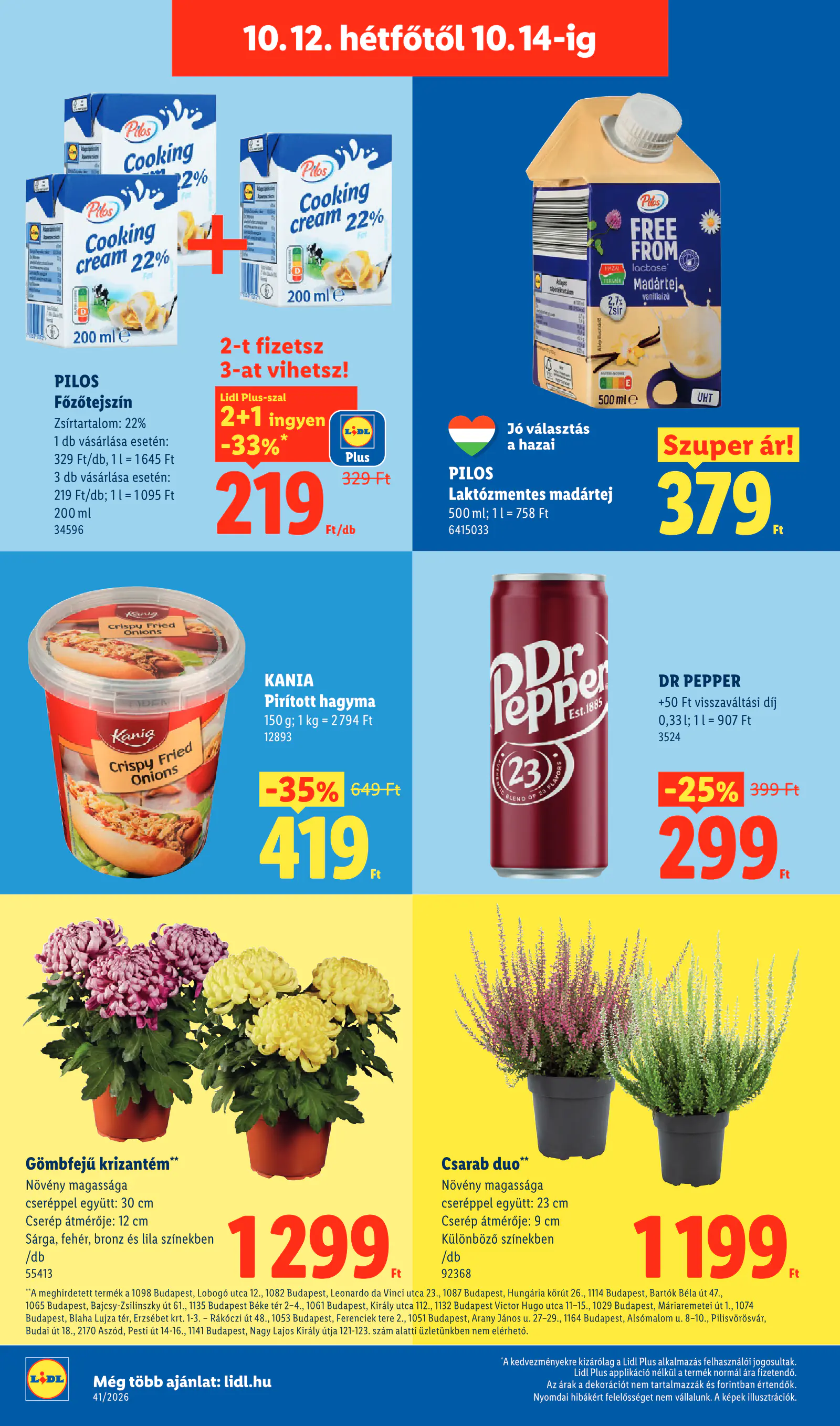 Lidl akciós újság, 41. hét, 70. oldal (okt. 8–14.)