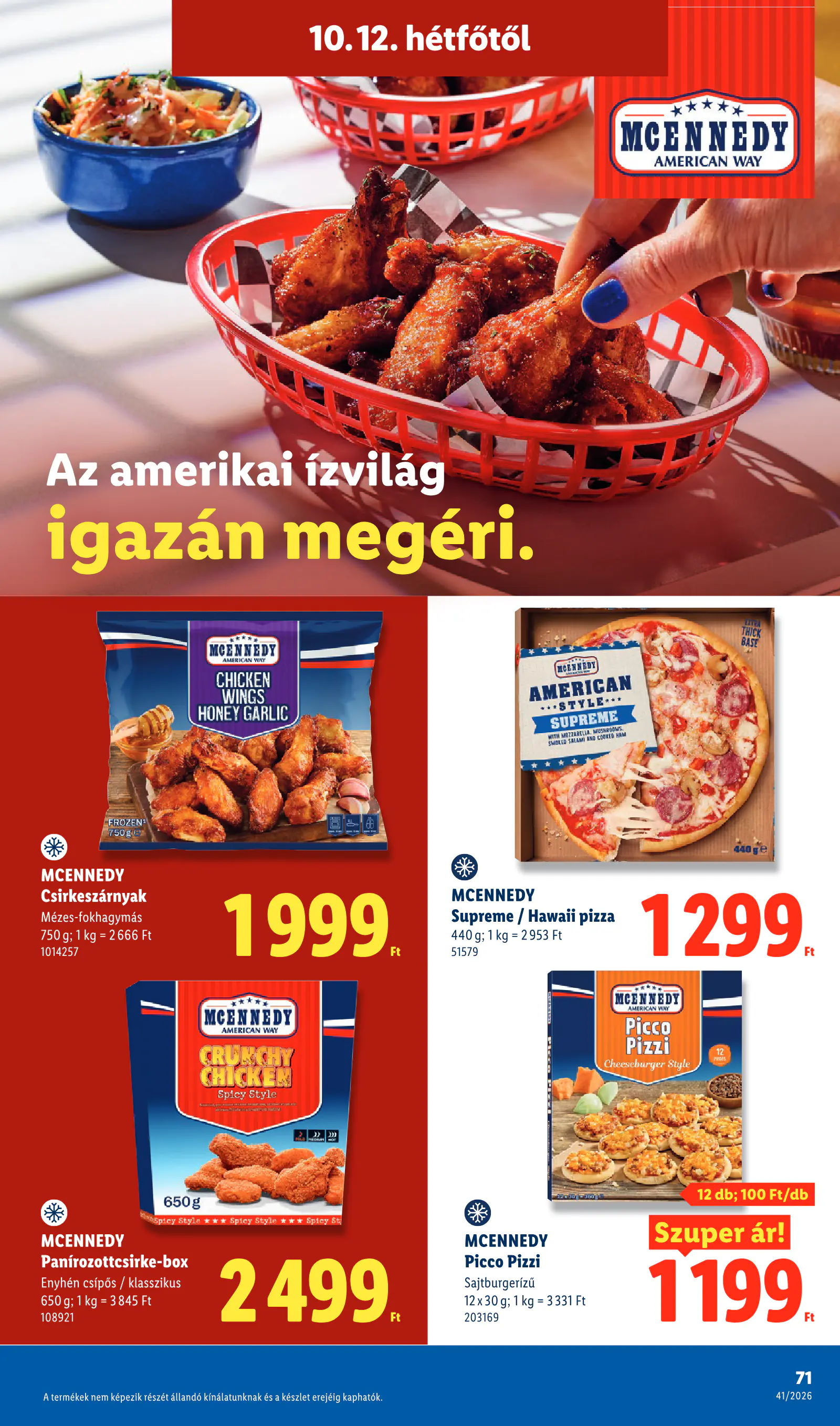 Lidl akciós újság, 41. hét, 71. oldal (okt. 8–14.)