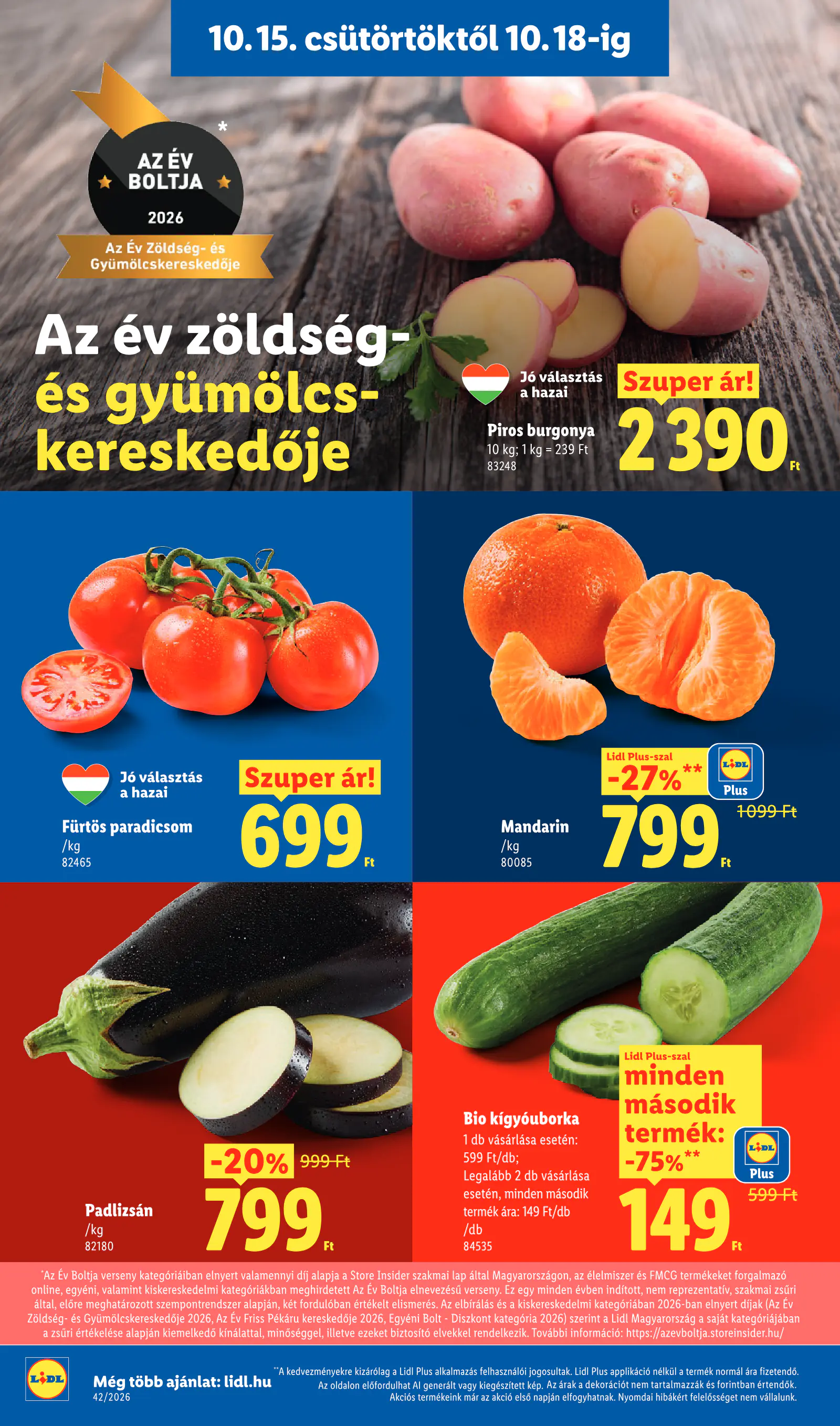 Lidl akciós újság, 42. hét, 6. oldal (okt. 15–21.)