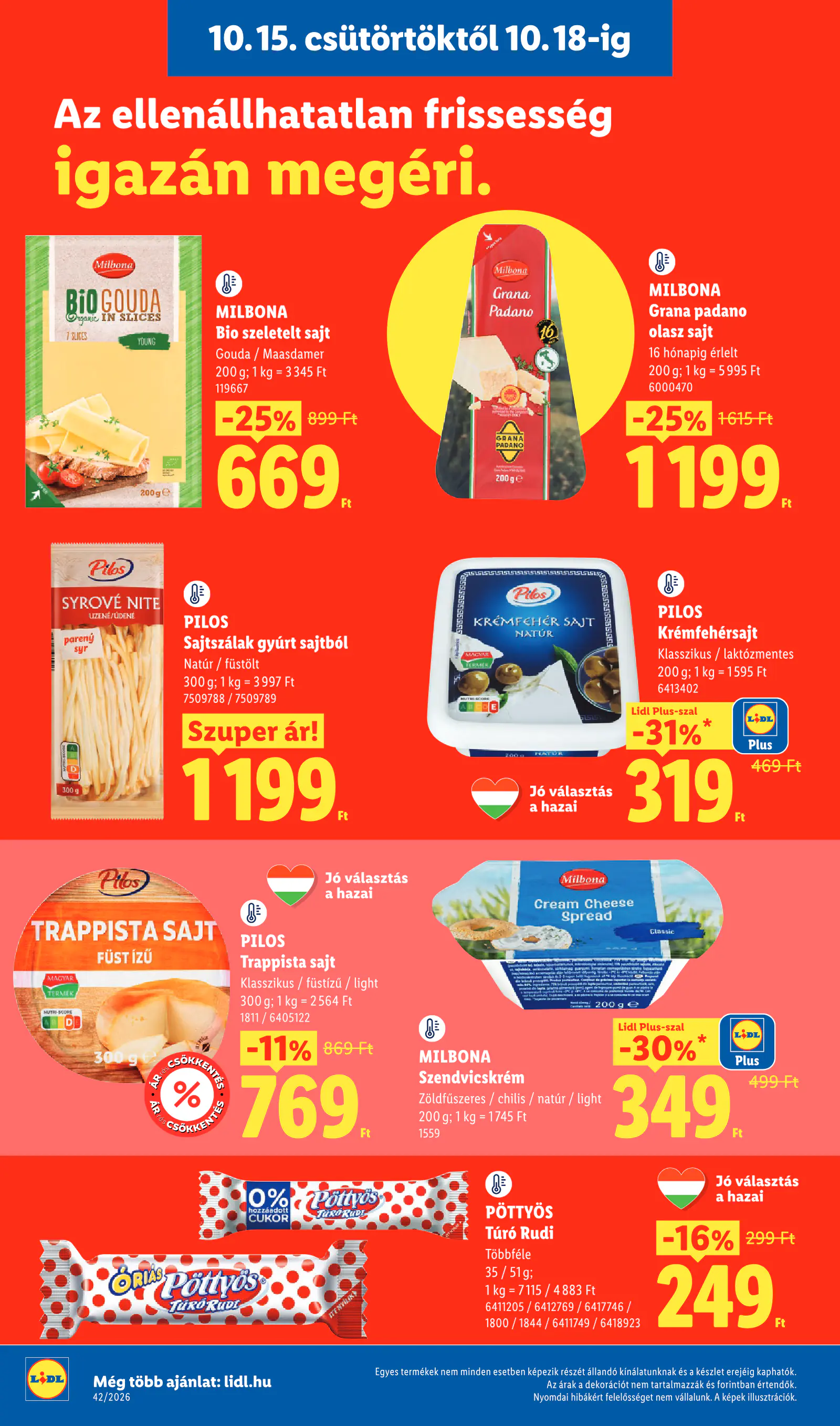 Lidl akciós újság, 42. hét, 8. oldal (okt. 15–21.)