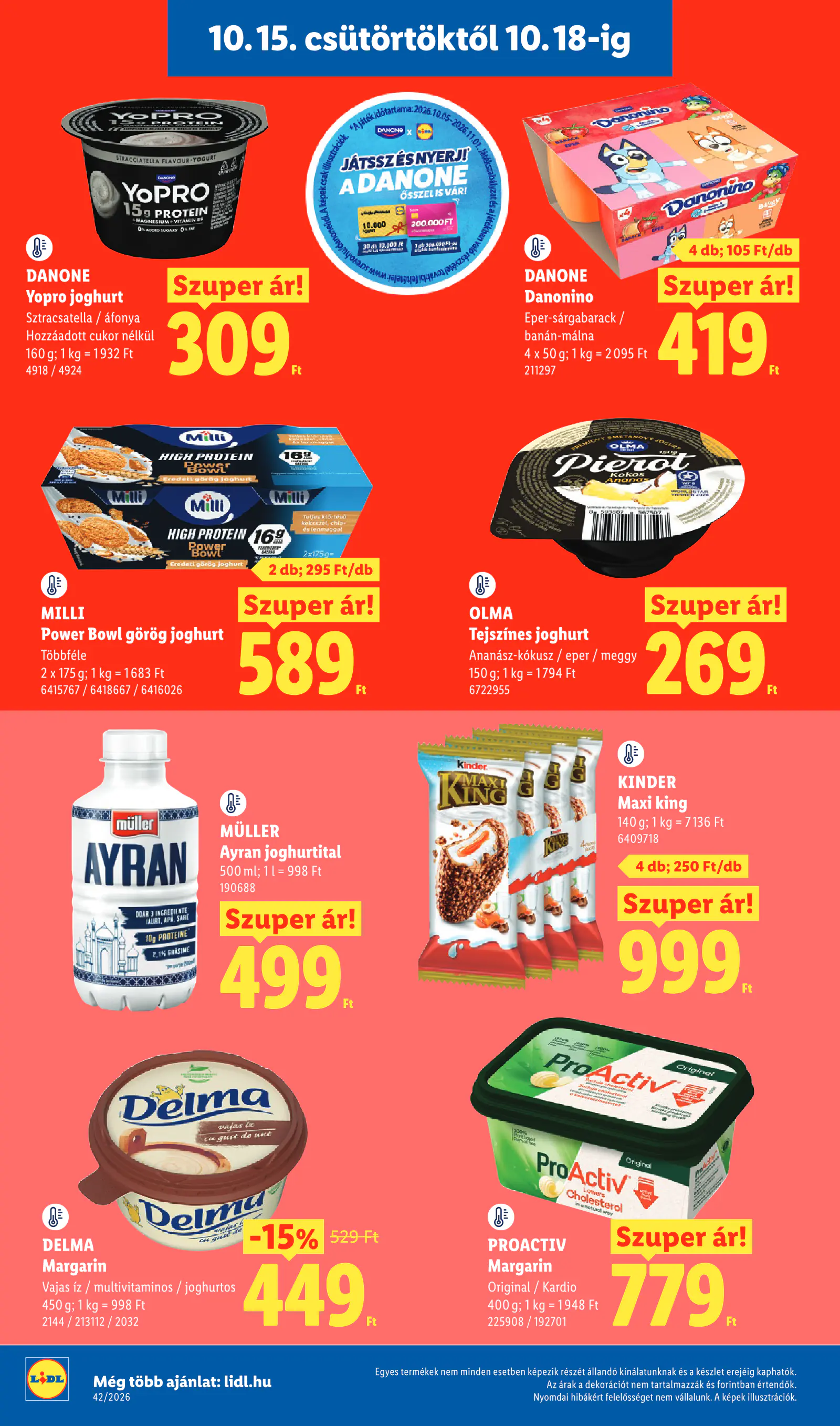 Lidl akciós újság, 42. hét, 10. oldal (okt. 15–21.)
