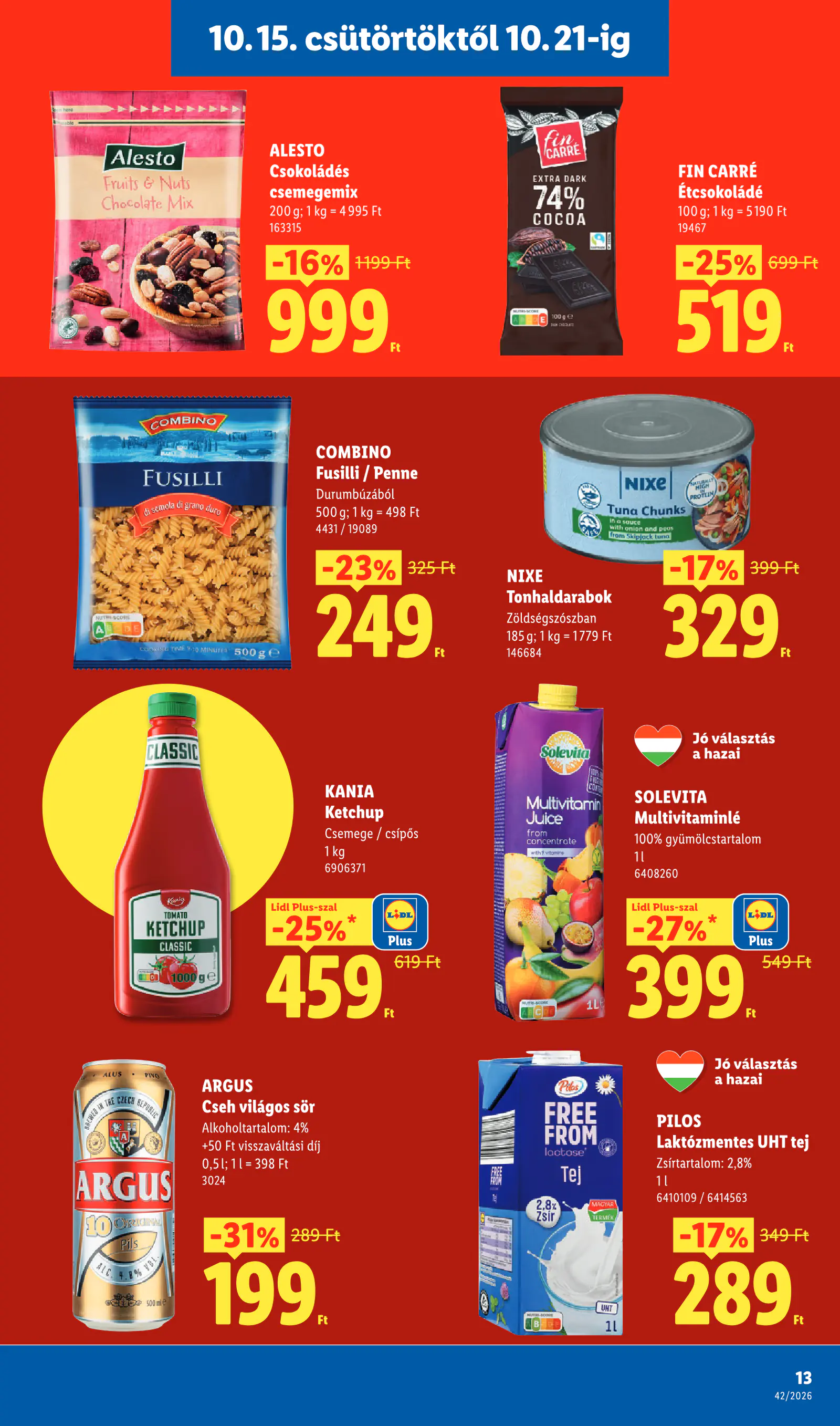 Lidl akciós újság, 42. hét, 13. oldal (okt. 15–21.)