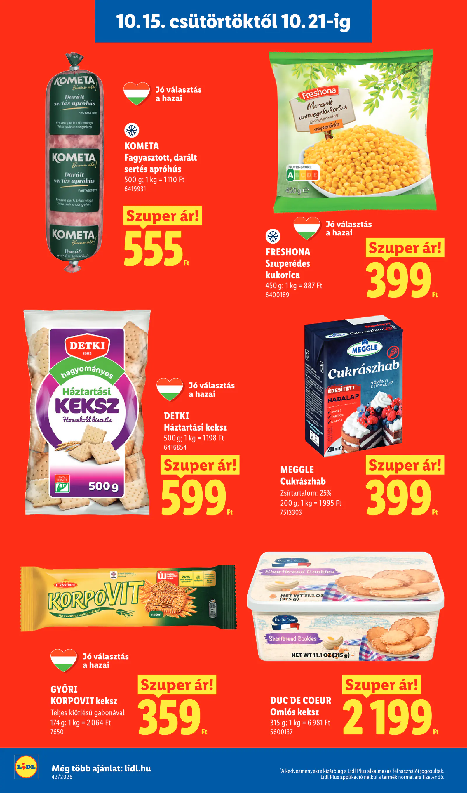Lidl akciós újság, 42. hét, 16. oldal (okt. 15–21.)