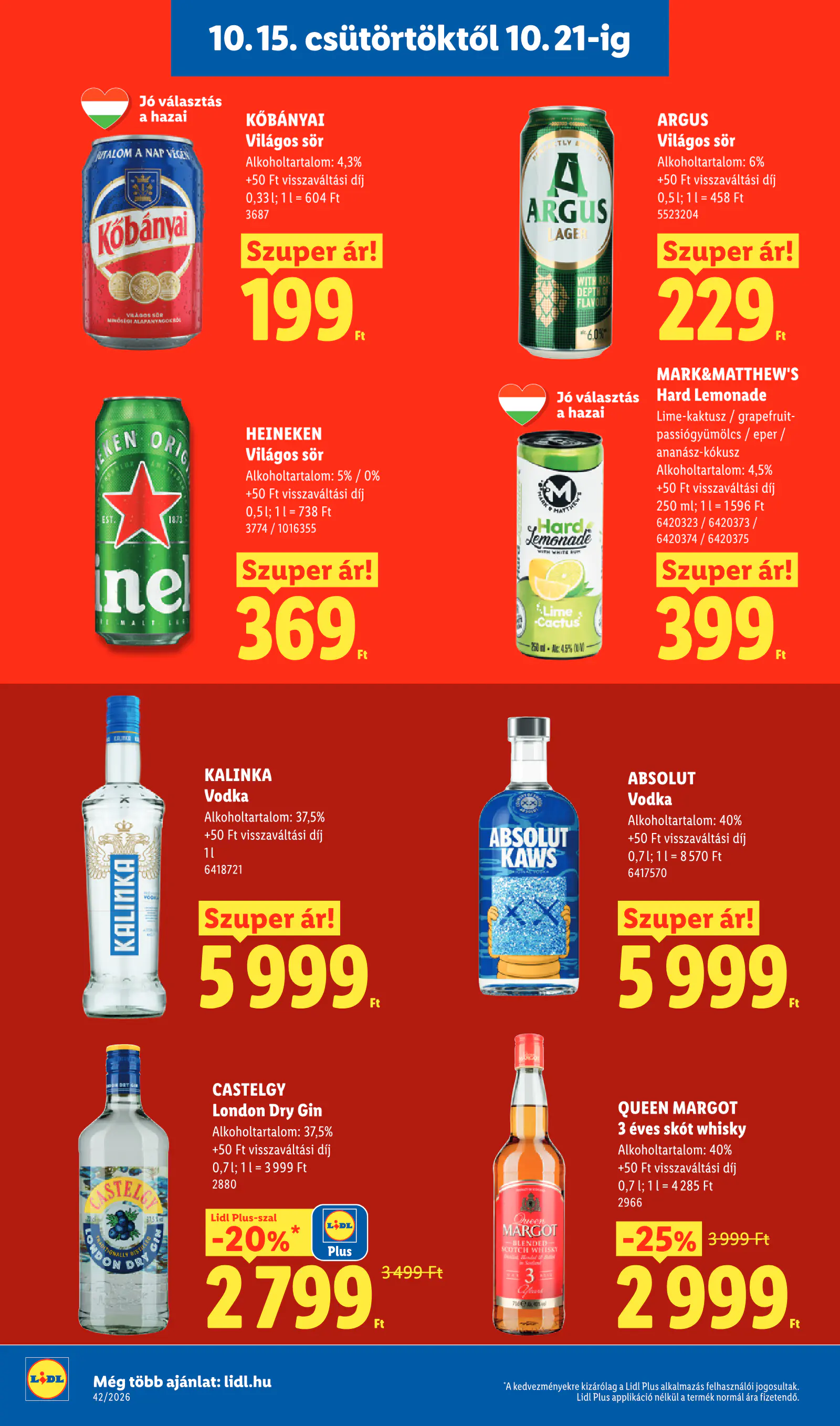 Lidl akciós újság, 42. hét, 18. oldal (okt. 15–21.)