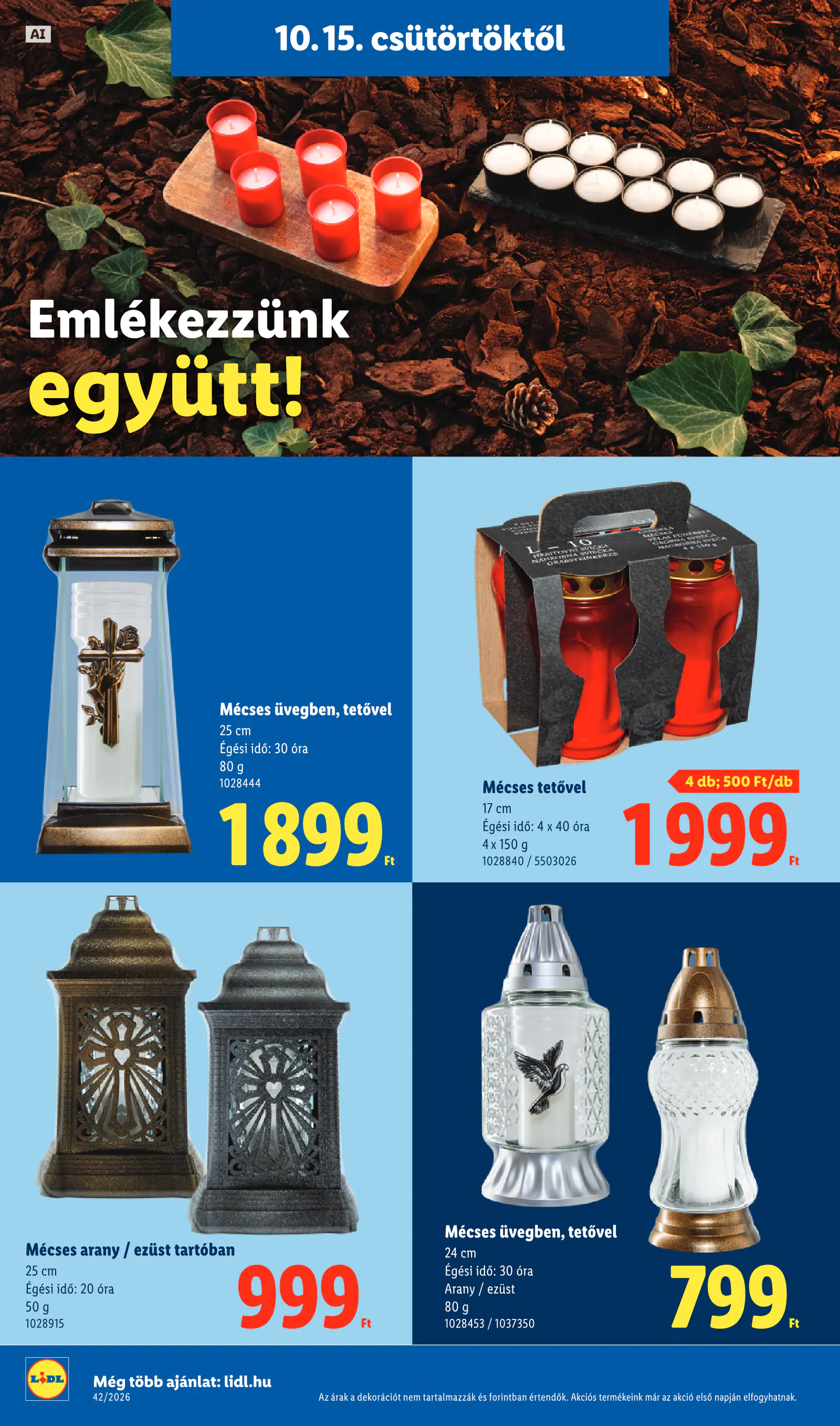 Lidl akciós újság, 42. hét, 22. oldal (okt. 15–21.)