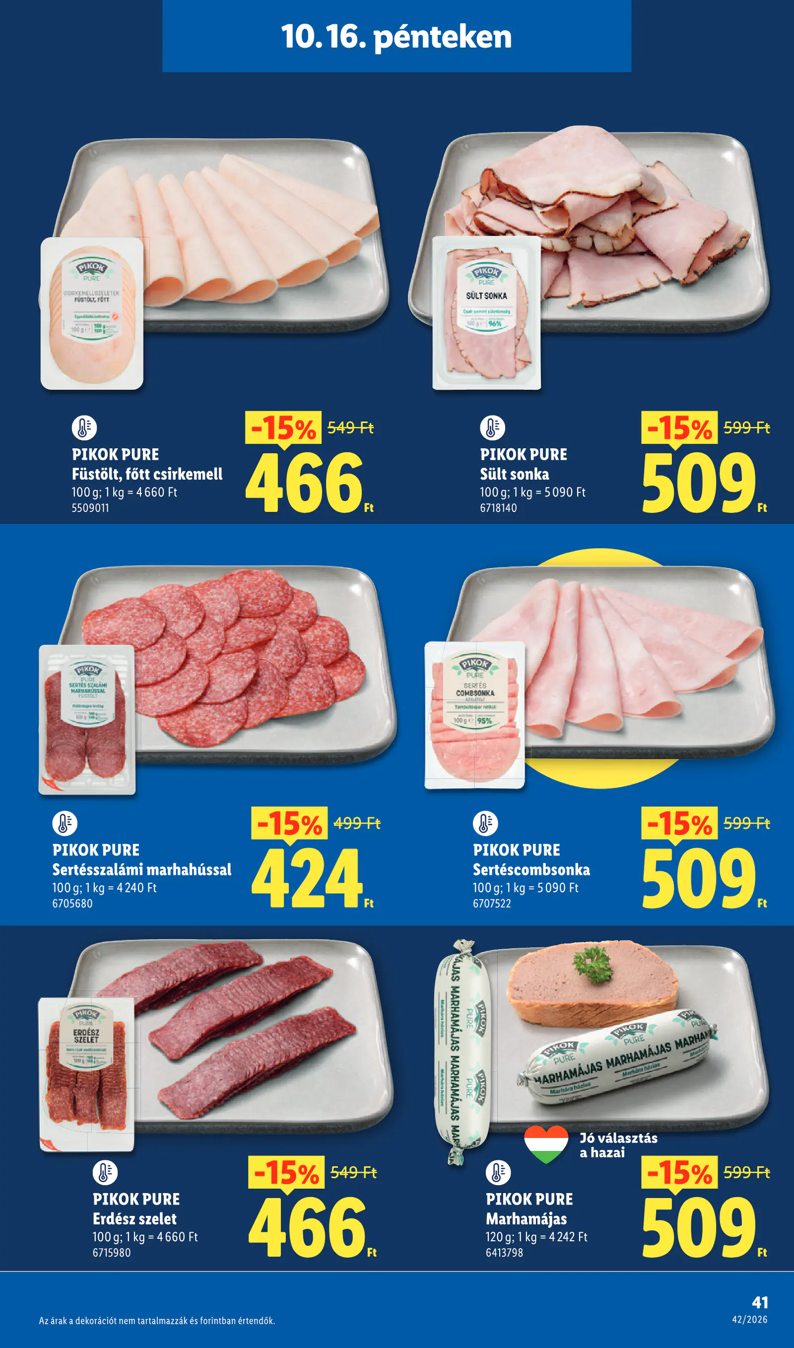 Lidl akciós újság, 42. hét, 41. oldal (okt. 15–21.)