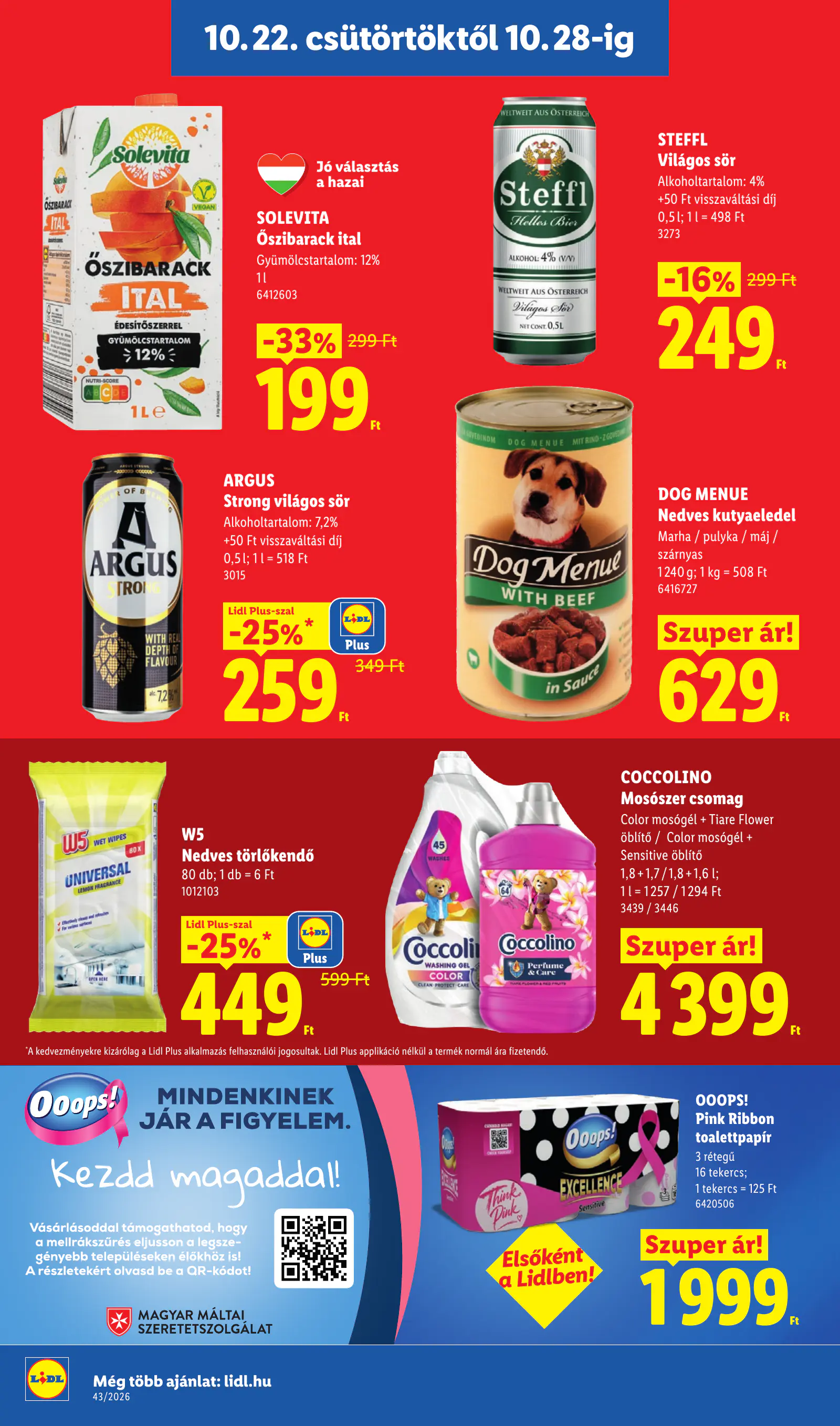 Lidl akciós újság, 43. hét, 16. oldal (okt. 22–28.)
