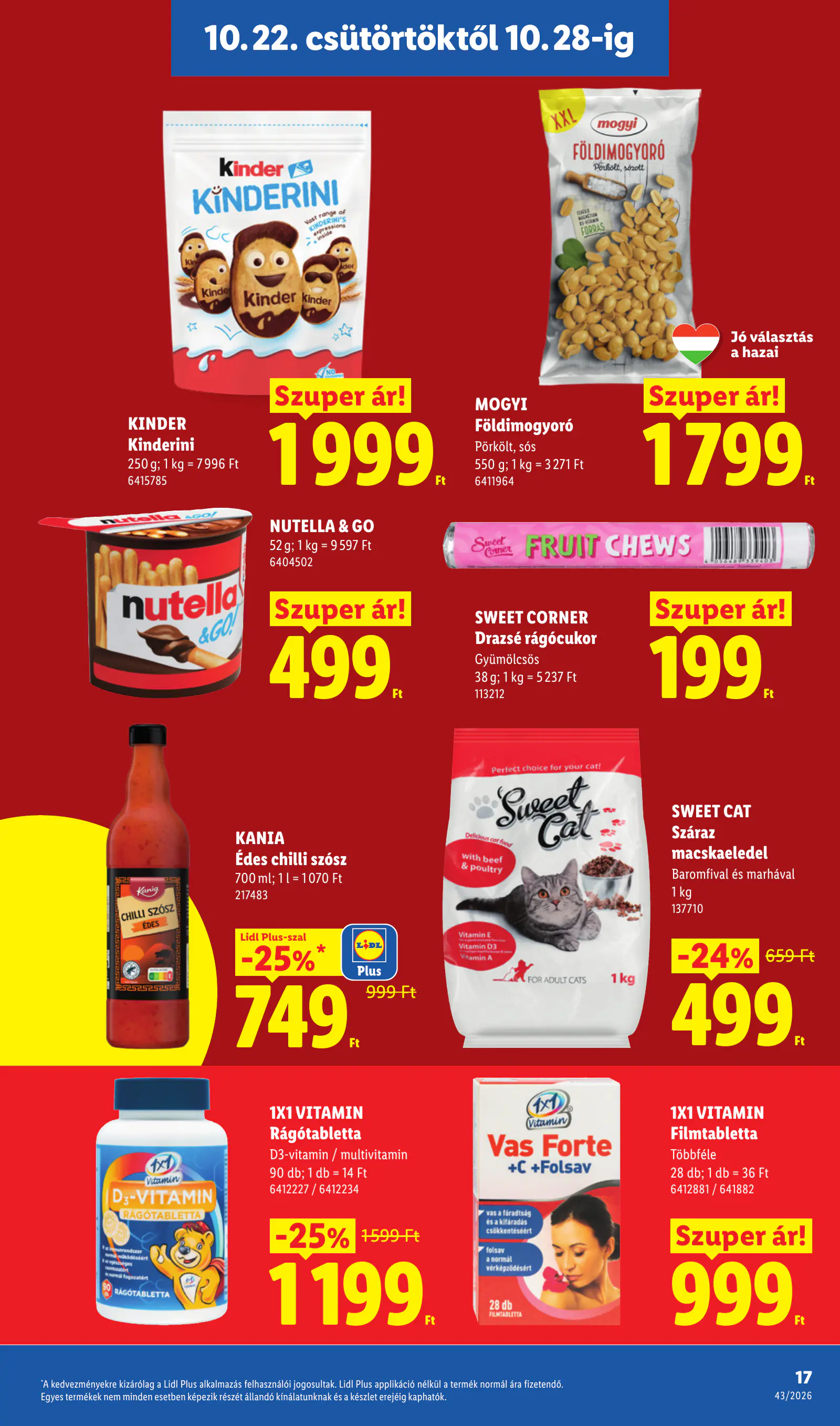 Lidl akciós újság, 43. hét, 17. oldal (okt. 22–28.)