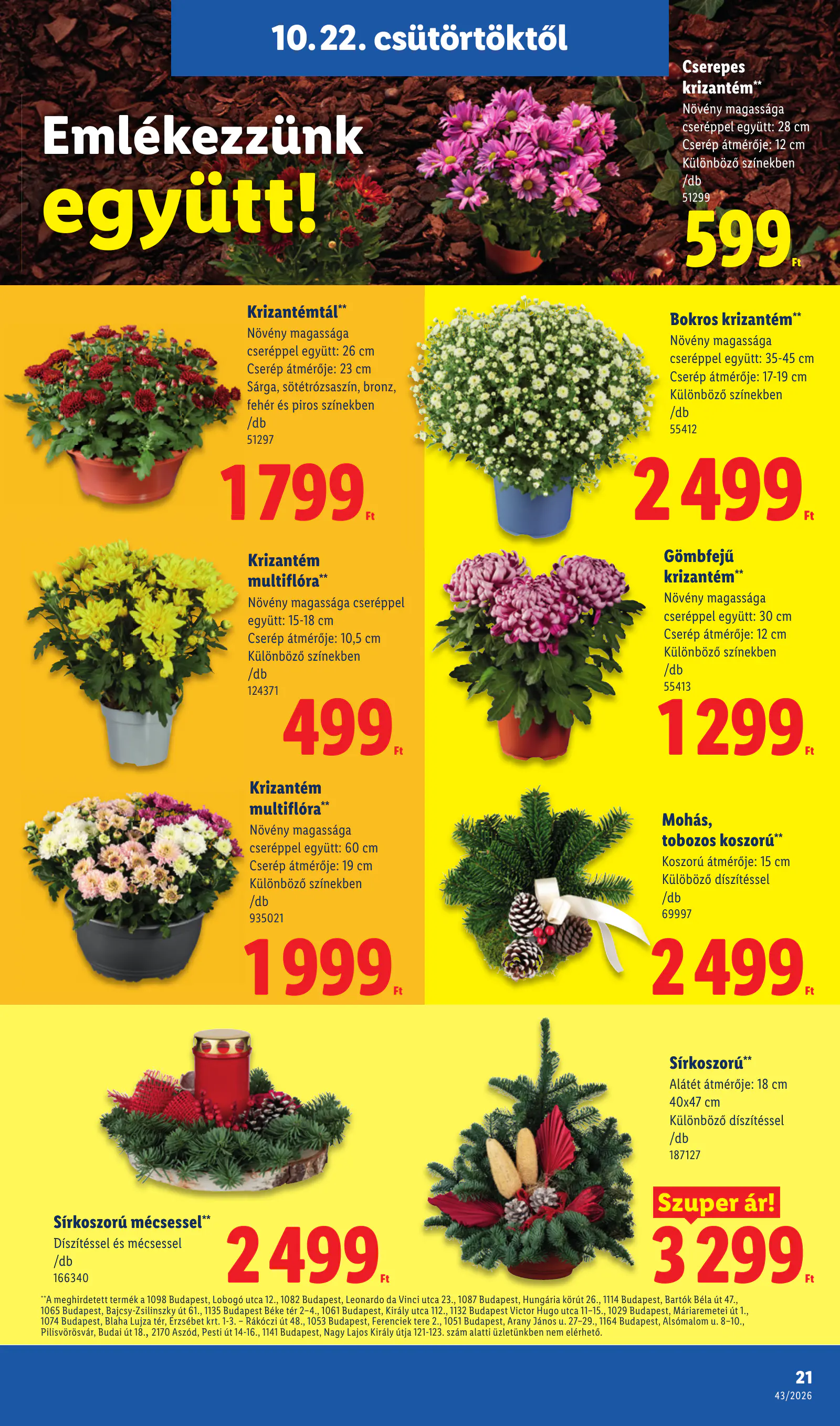 Lidl akciós újság, 43. hét, 21. oldal (okt. 22–28.)