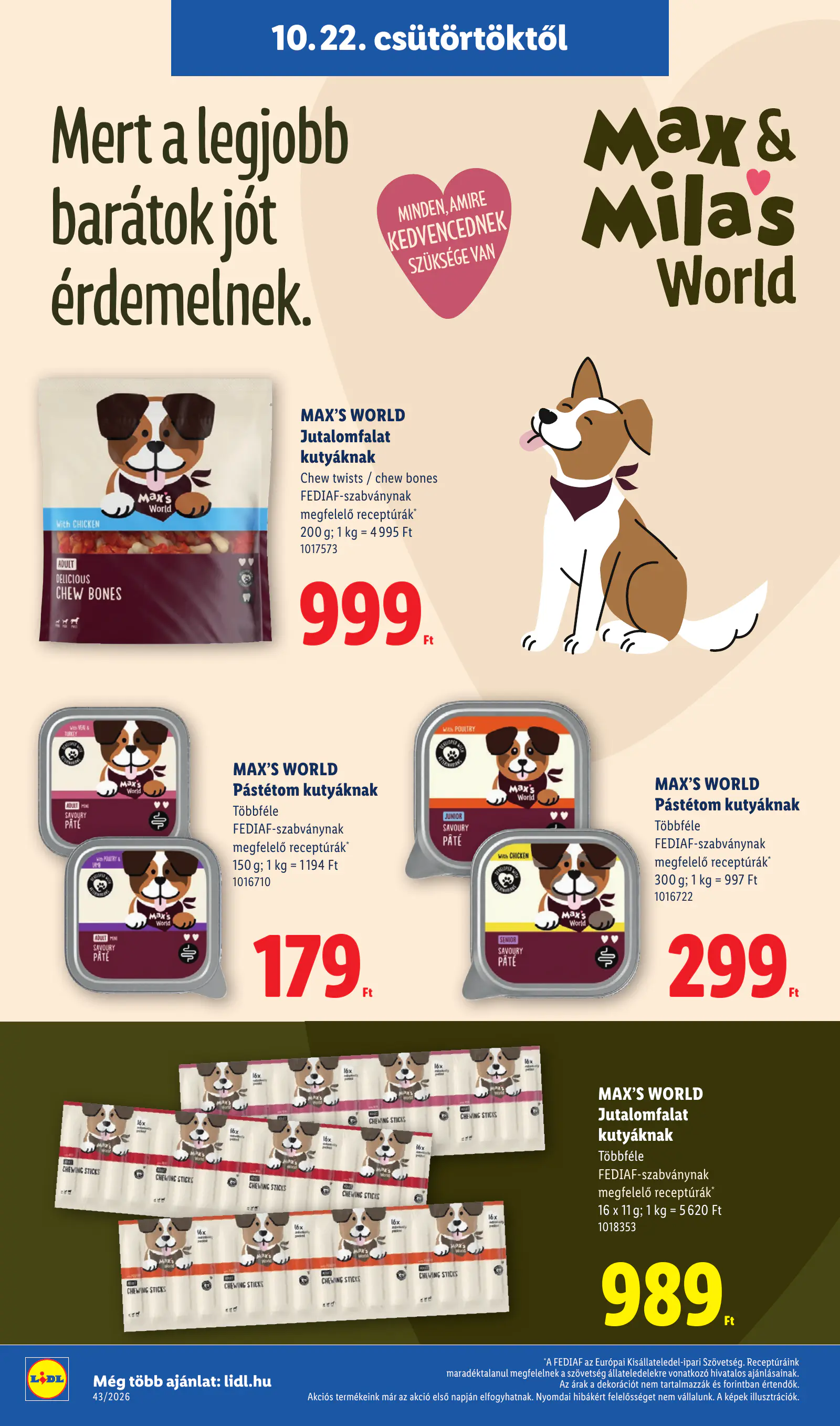 Lidl akciós újság, 43. hét, 24. oldal (okt. 22–28.)
