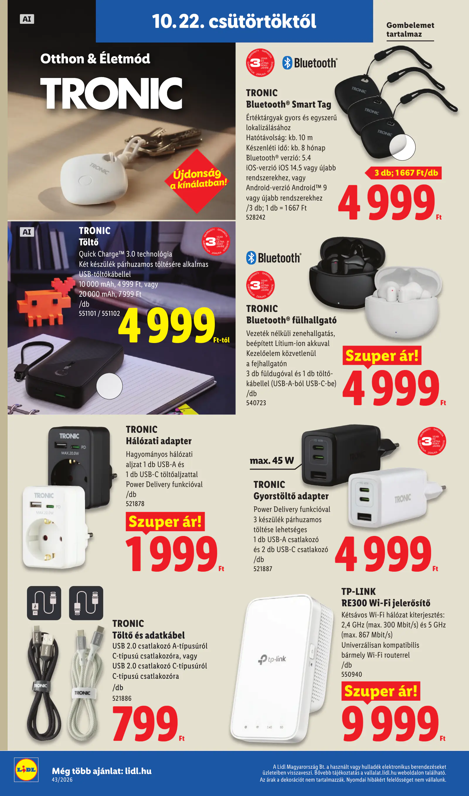 Lidl akciós újság, 43. hét, 40. oldal (okt. 22–28.)