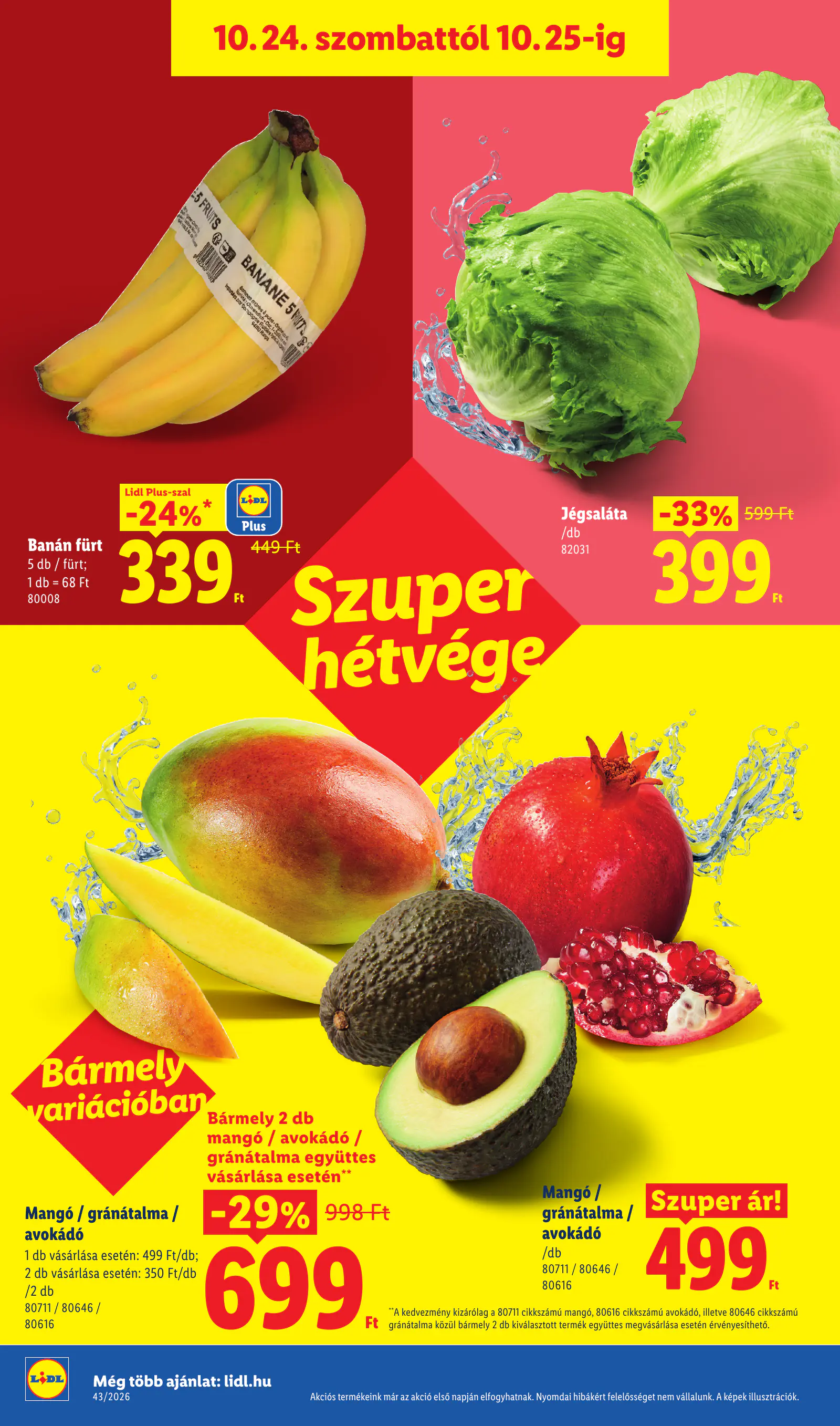 Lidl akciós újság, 43. hét, 44. oldal (okt. 22–28.)