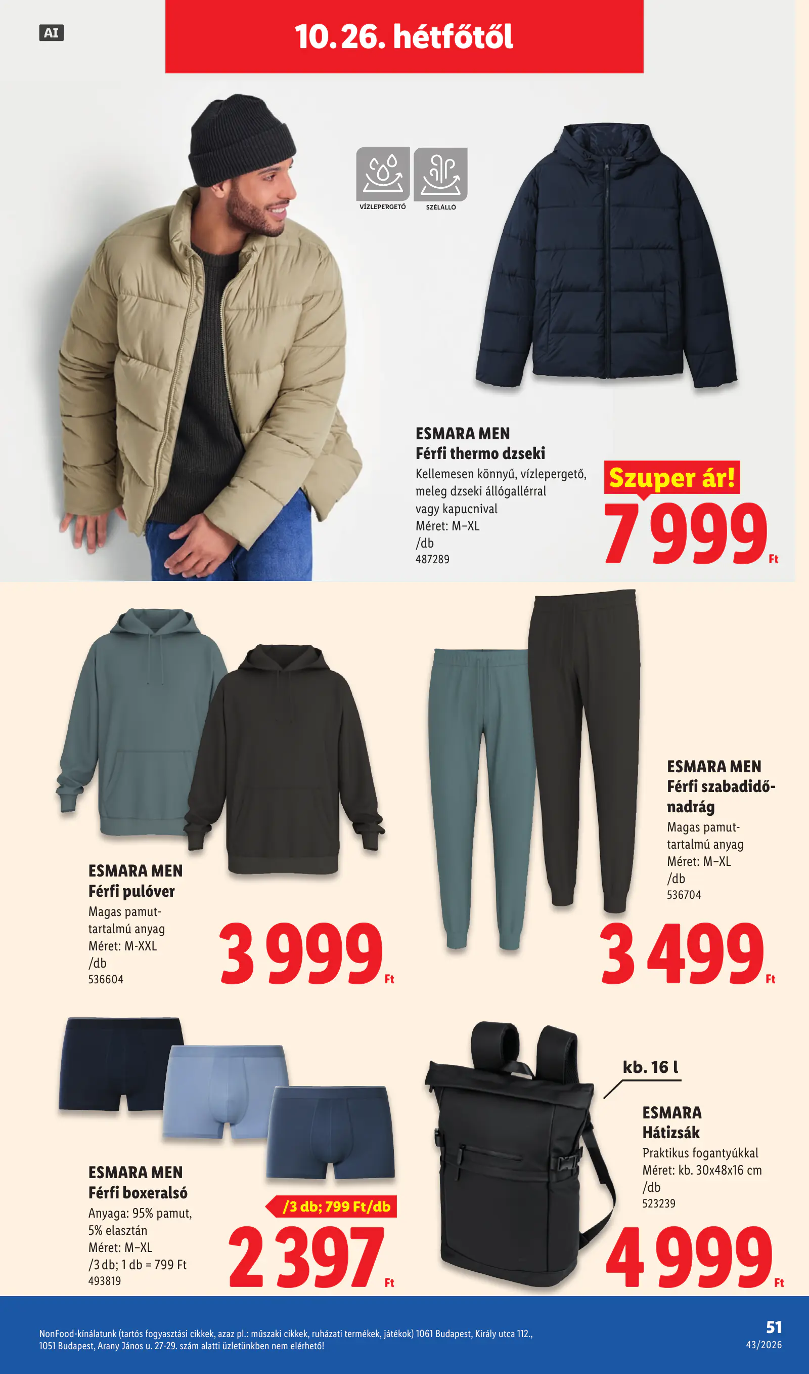 Lidl akciós újság, 43. hét, 51. oldal (okt. 22–28.)