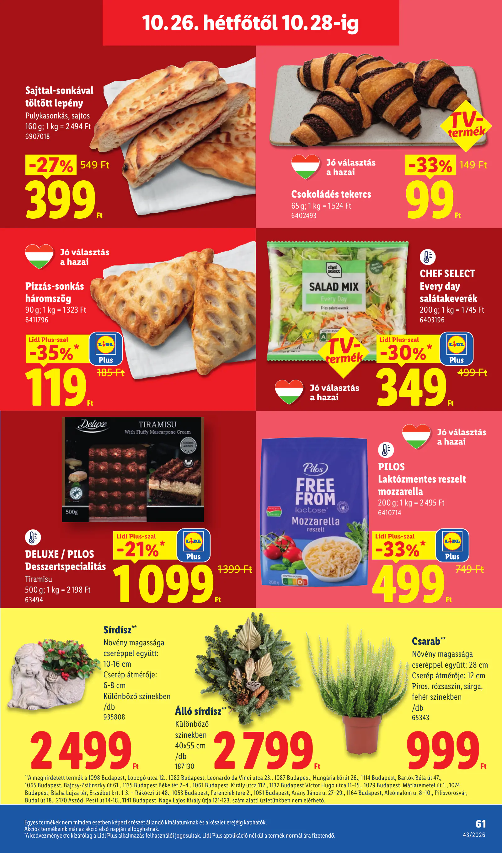 Lidl akciós újság, 43. hét, 61. oldal (okt. 22–28.)