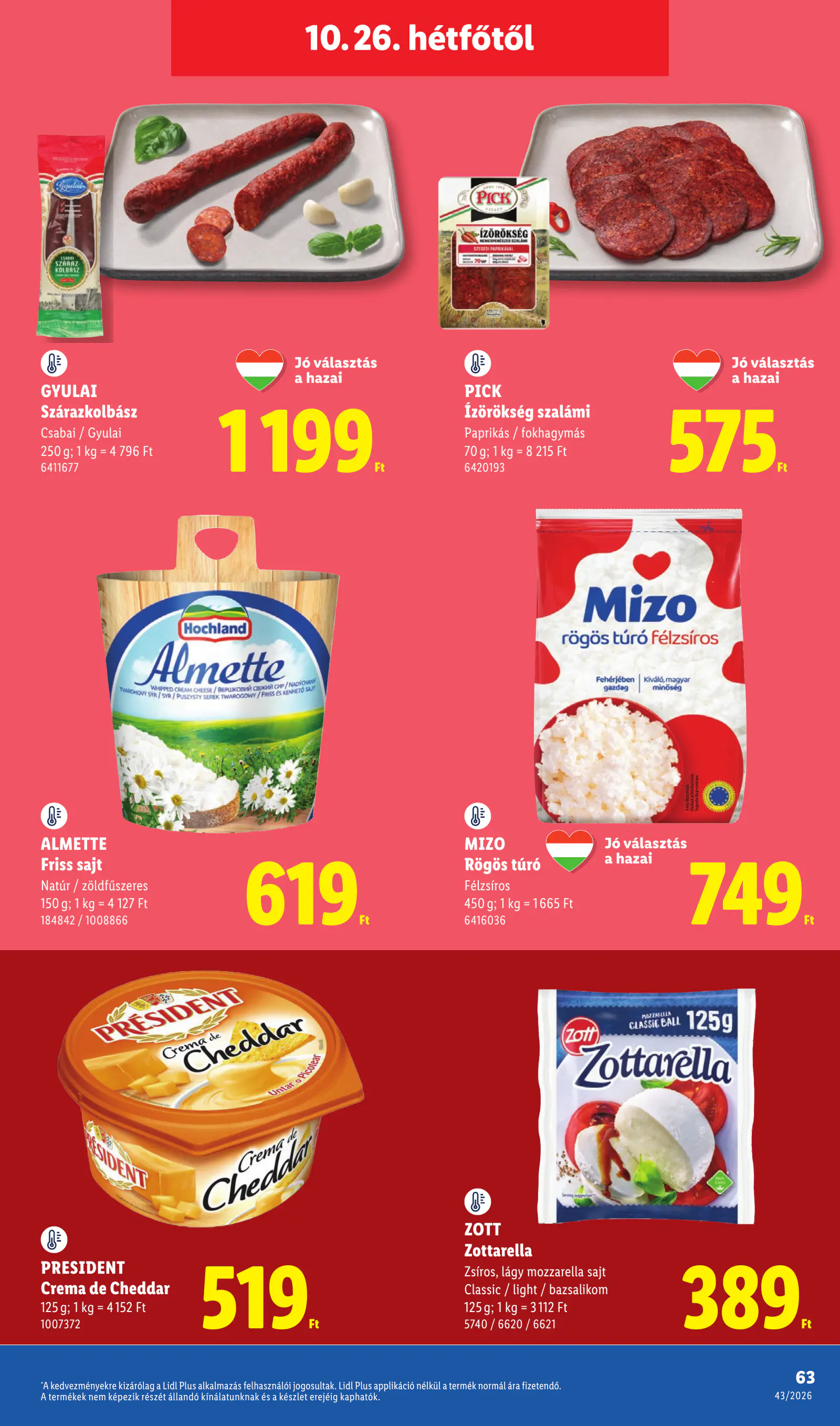 Lidl akciós újság, 43. hét, 63. oldal (okt. 22–28.)