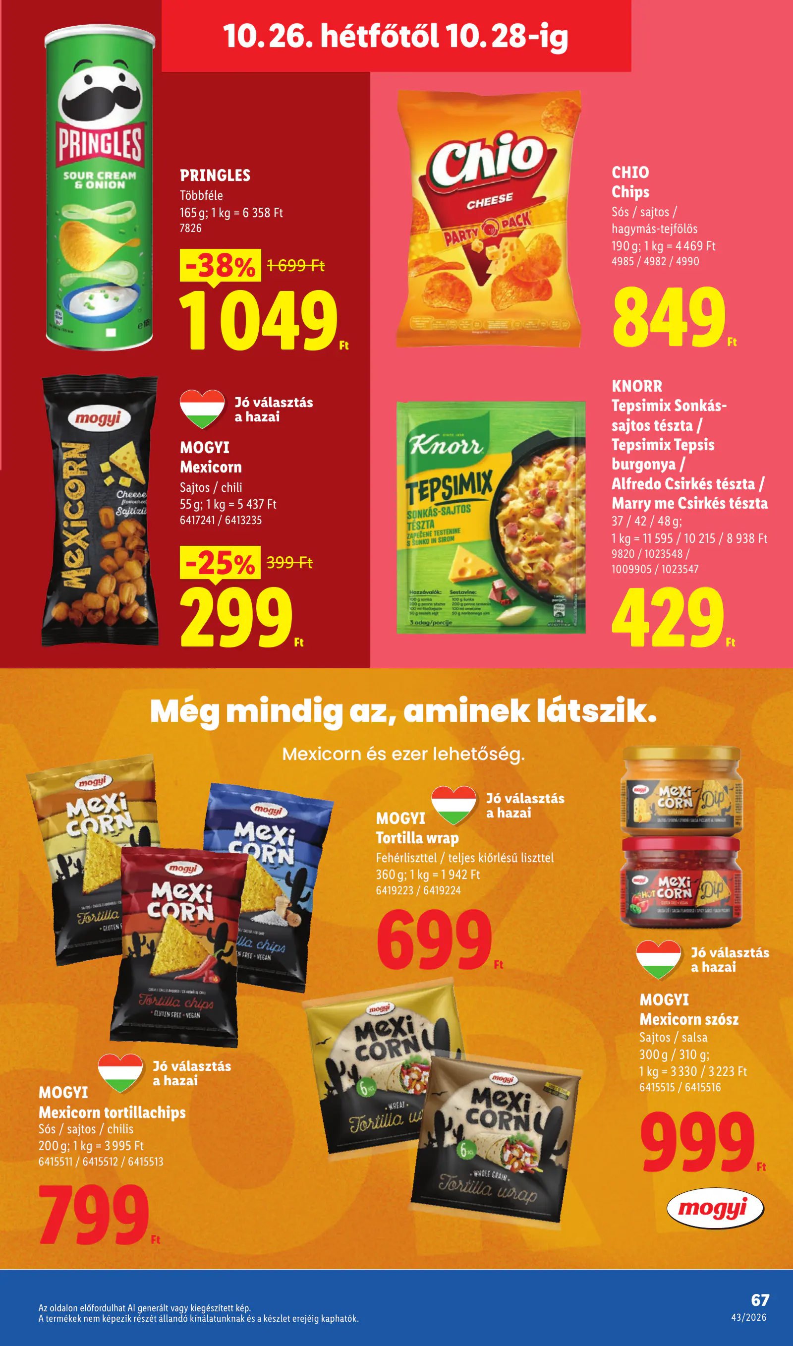 Lidl akciós újság, 43. hét, 67. oldal (okt. 22–28.)