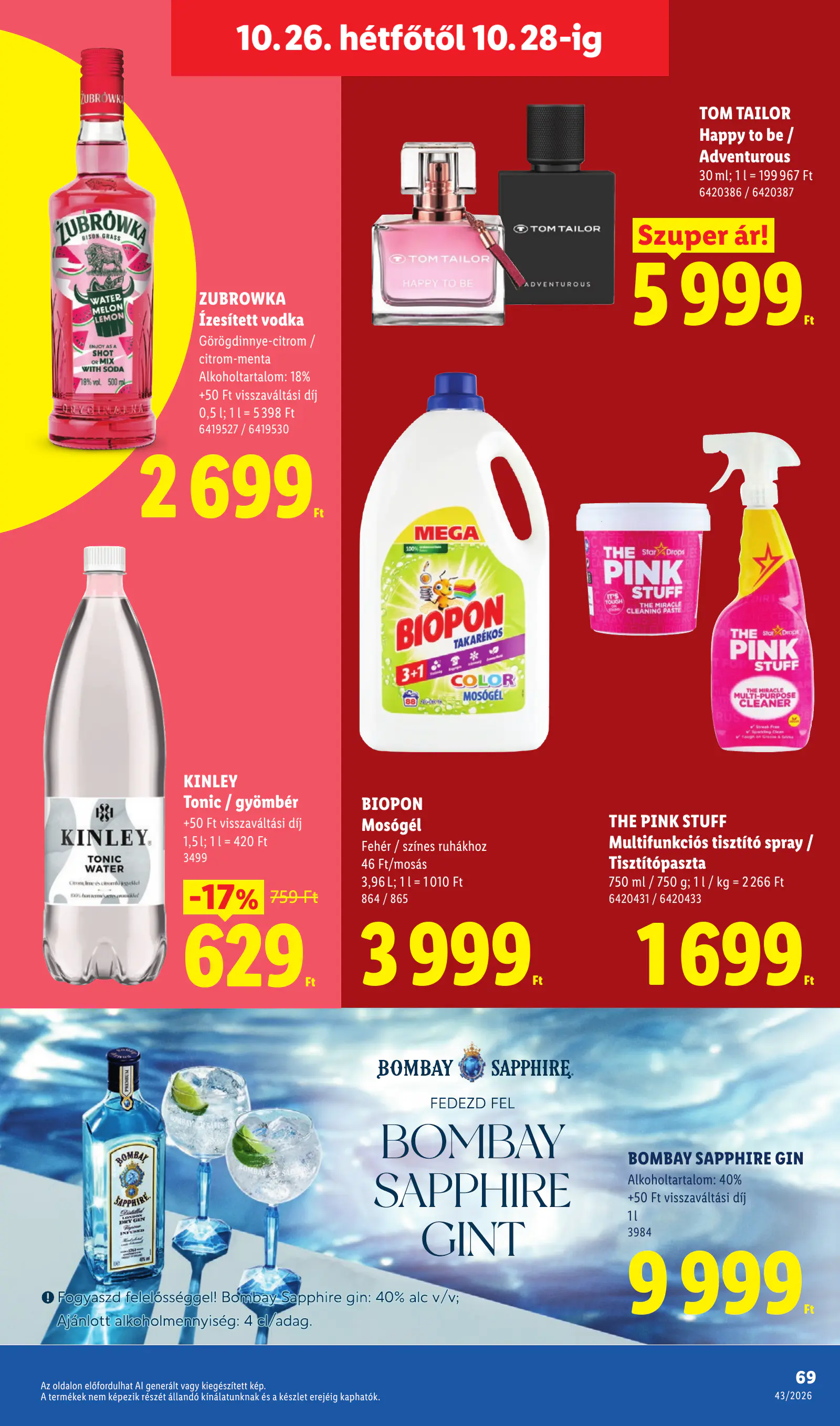 Lidl akciós újság, 43. hét, 69. oldal (okt. 22–28.)