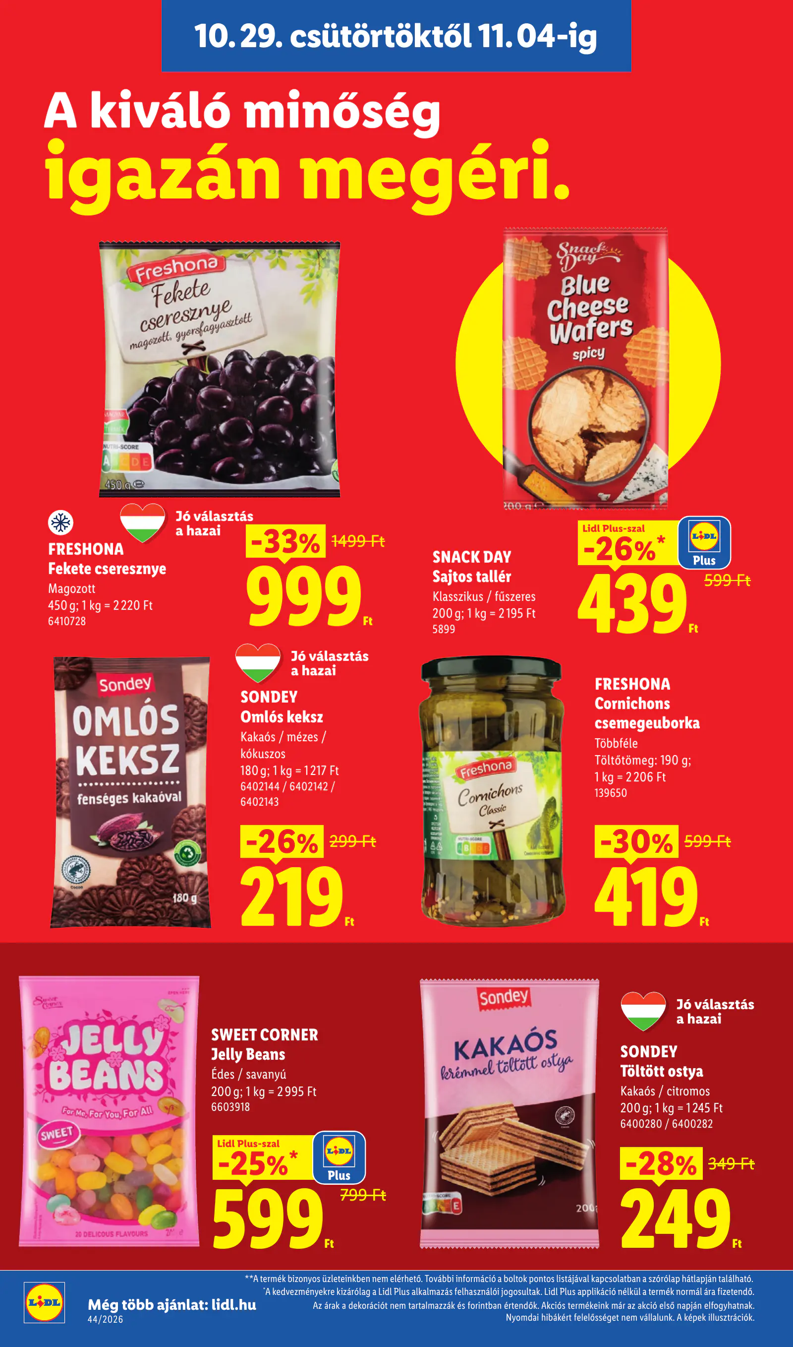 Lidl akciós újság, 44. hét, 12. oldal (okt. 29. – nov. 4.)
