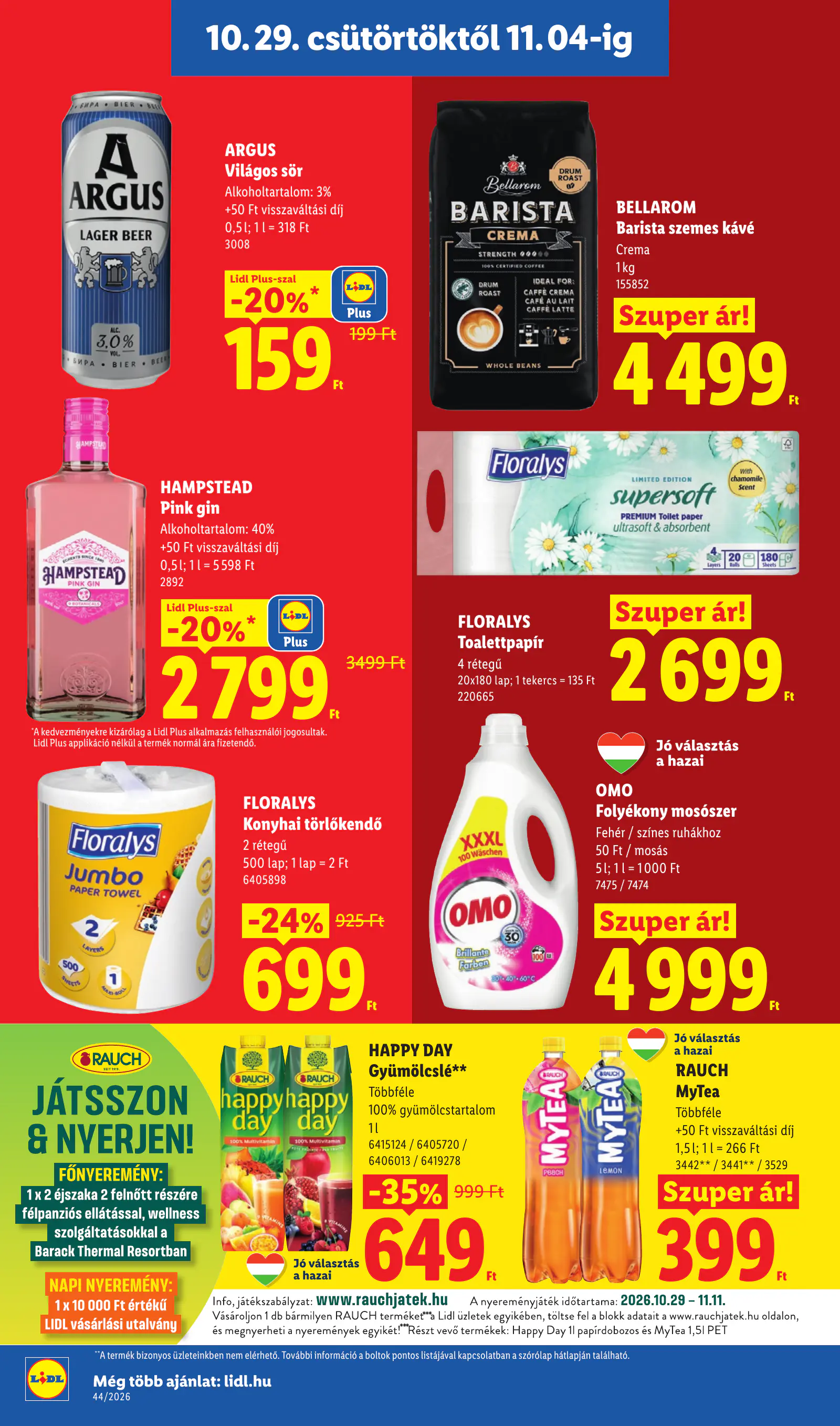 Lidl akciós újság, 44. hét, 14. oldal (okt. 29. – nov. 4.)