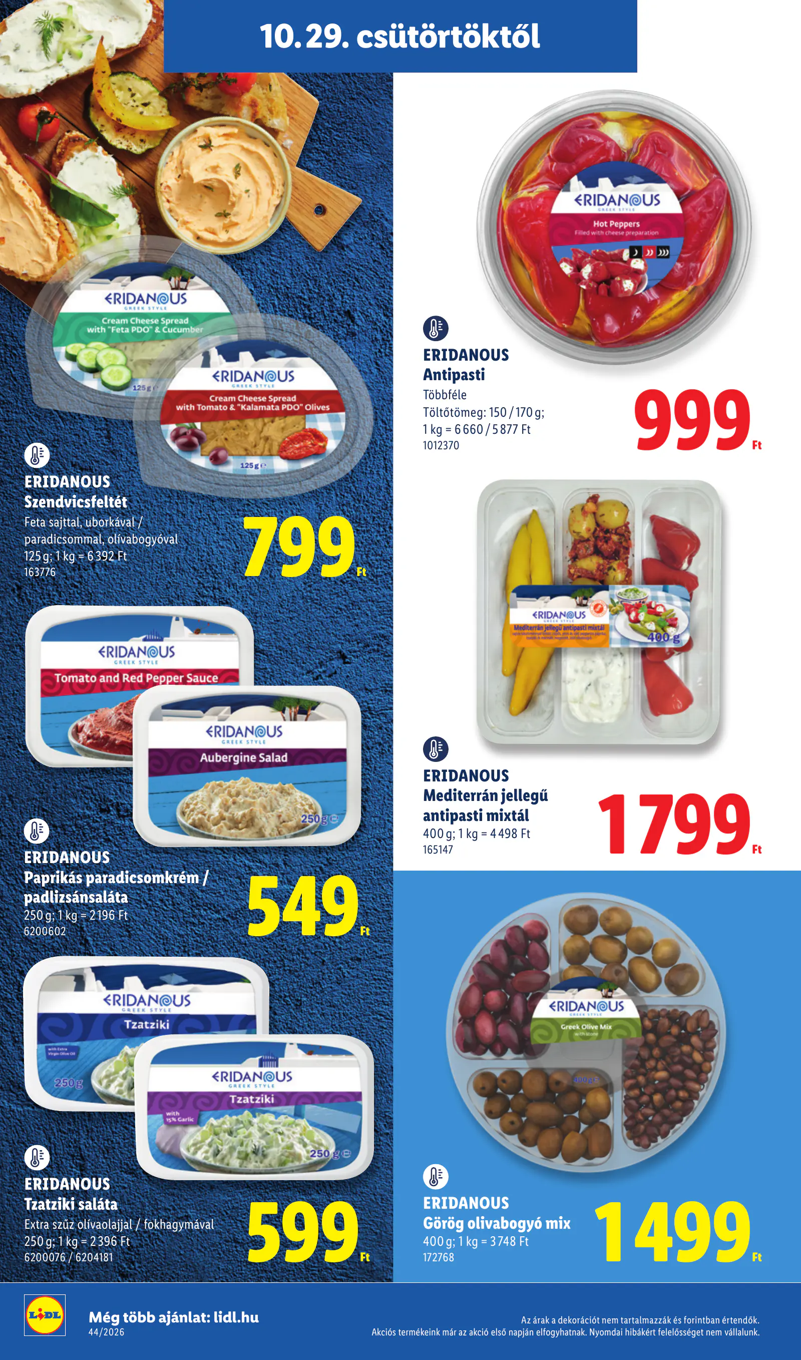 Lidl akciós újság, 44. hét, 24. oldal (okt. 29. – nov. 4.)