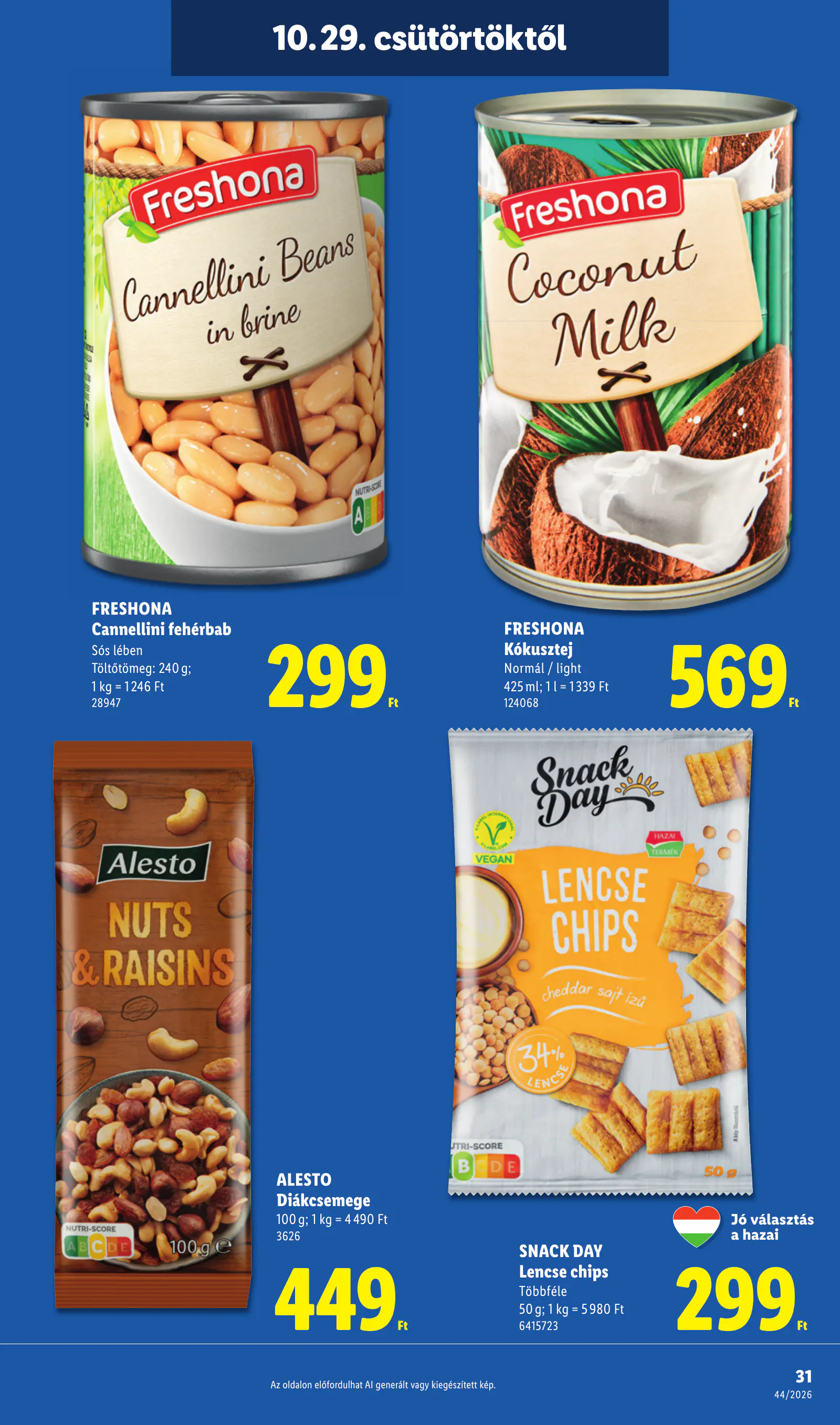 Lidl akciós újság, 44. hét, 31. oldal (okt. 29. – nov. 4.)