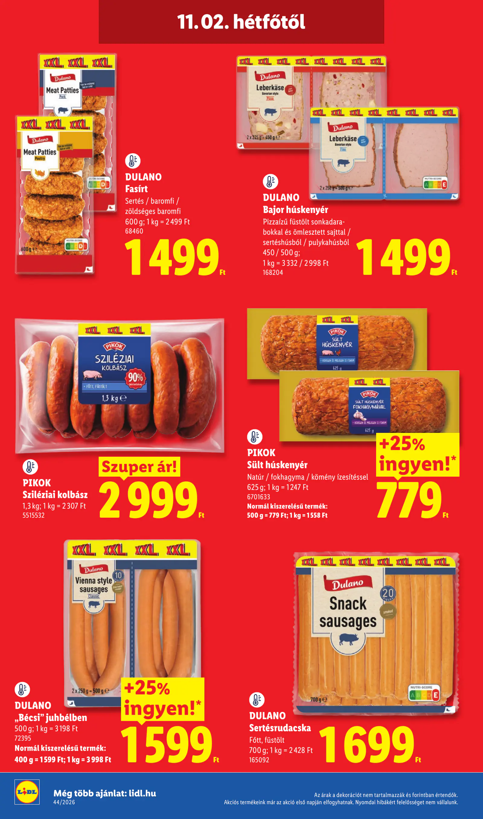 Lidl akciós újság, 44. hét, 64. oldal (okt. 29. – nov. 4.)