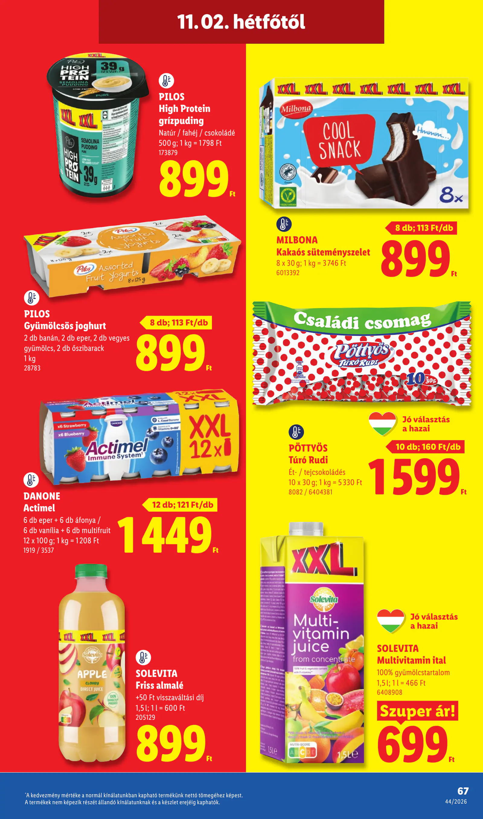 Lidl akciós újság, 44. hét, 67. oldal (okt. 29. – nov. 4.)