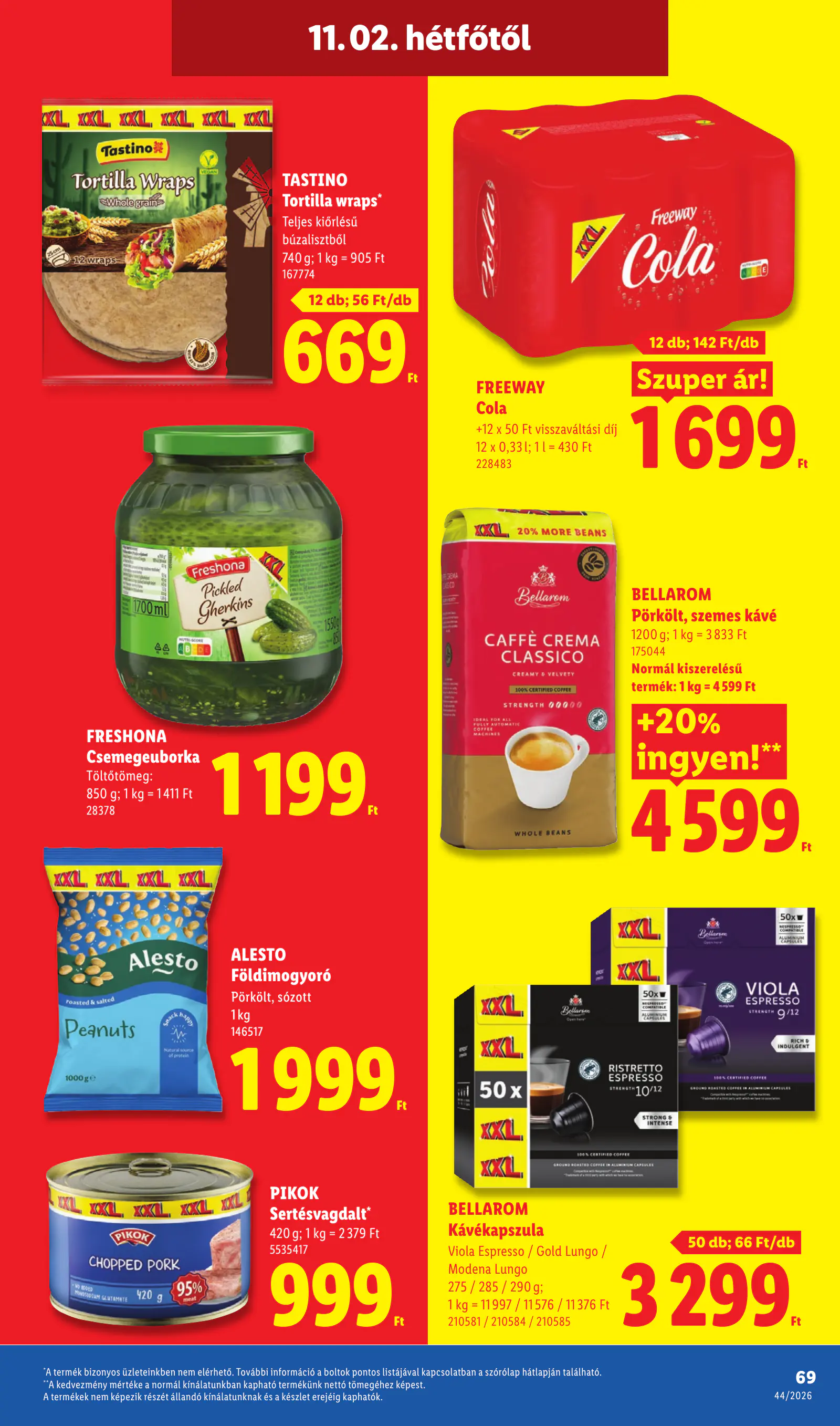 Lidl akciós újság, 44. hét, 69. oldal (okt. 29. – nov. 4.)