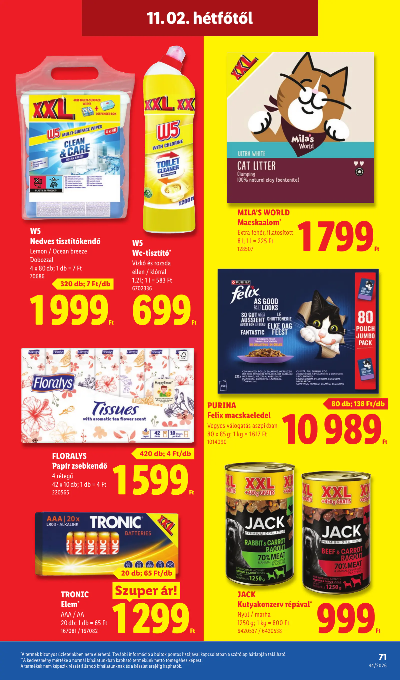 Lidl akciós újság, 44. hét, 71. oldal (okt. 29. – nov. 4.)