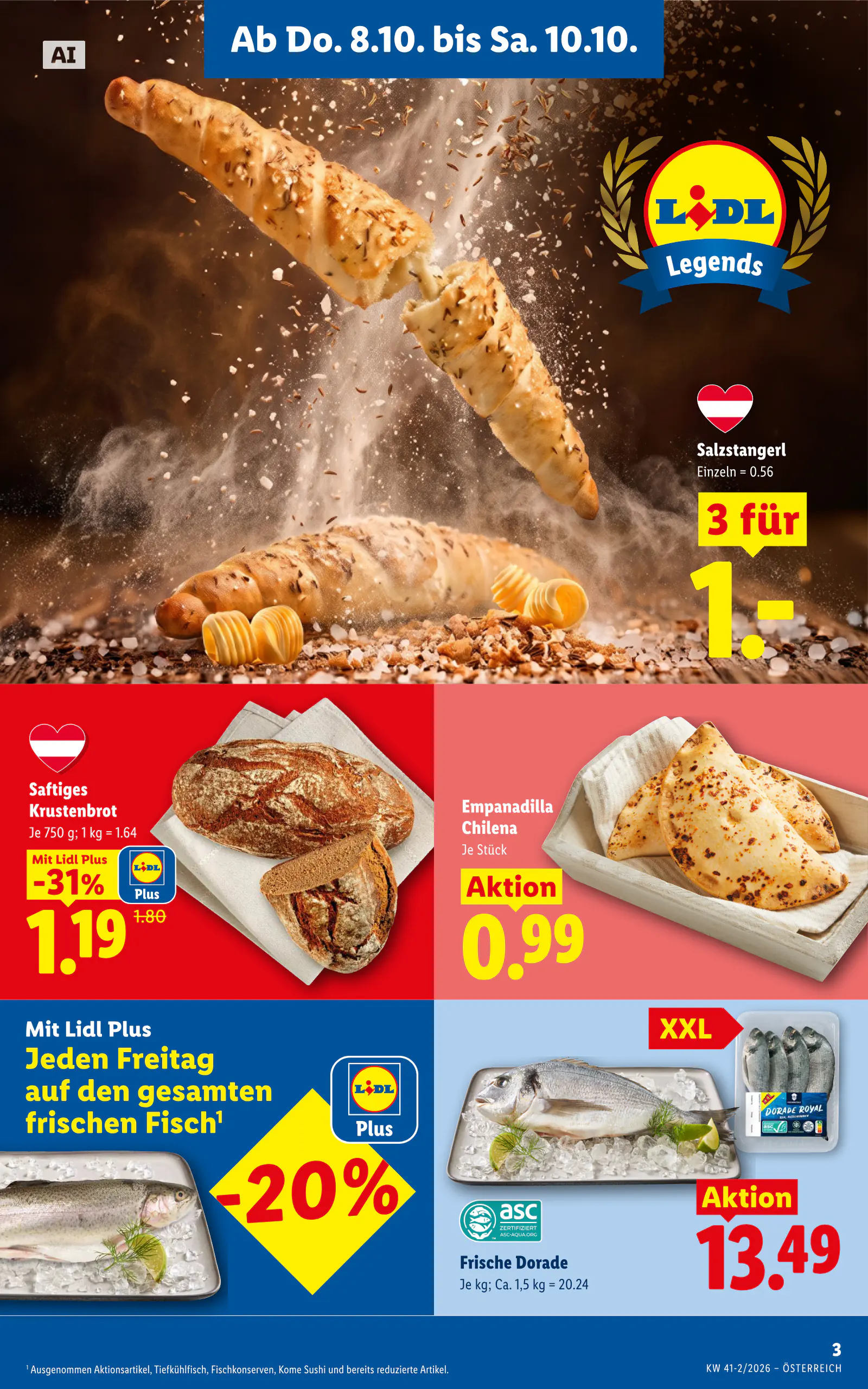 Lidl Ausztria Flugblatt, 5. oldal (okt. 8–14.)