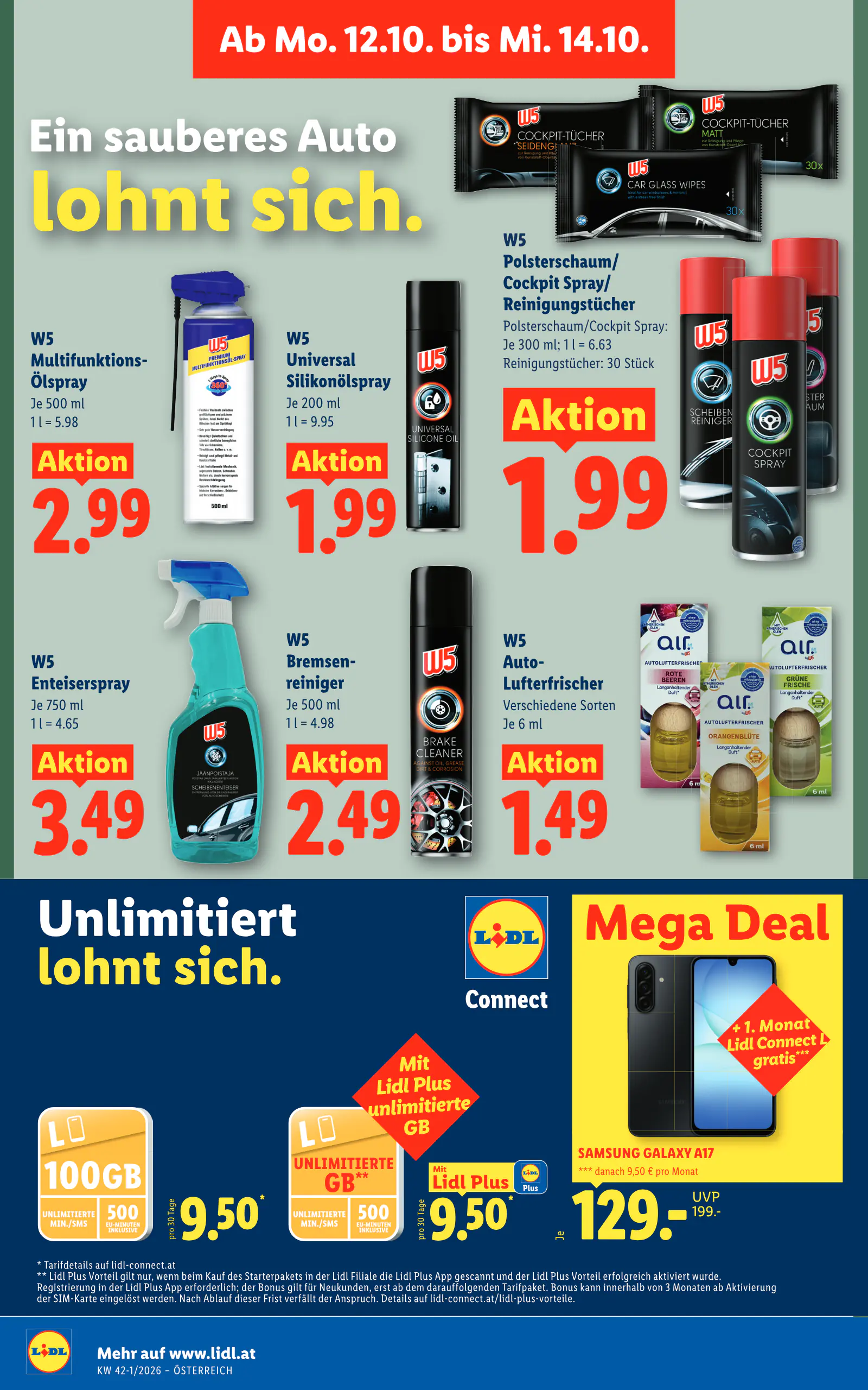 Lidl Ausztria Flugblatt, 35. oldal (okt. 8–14.)