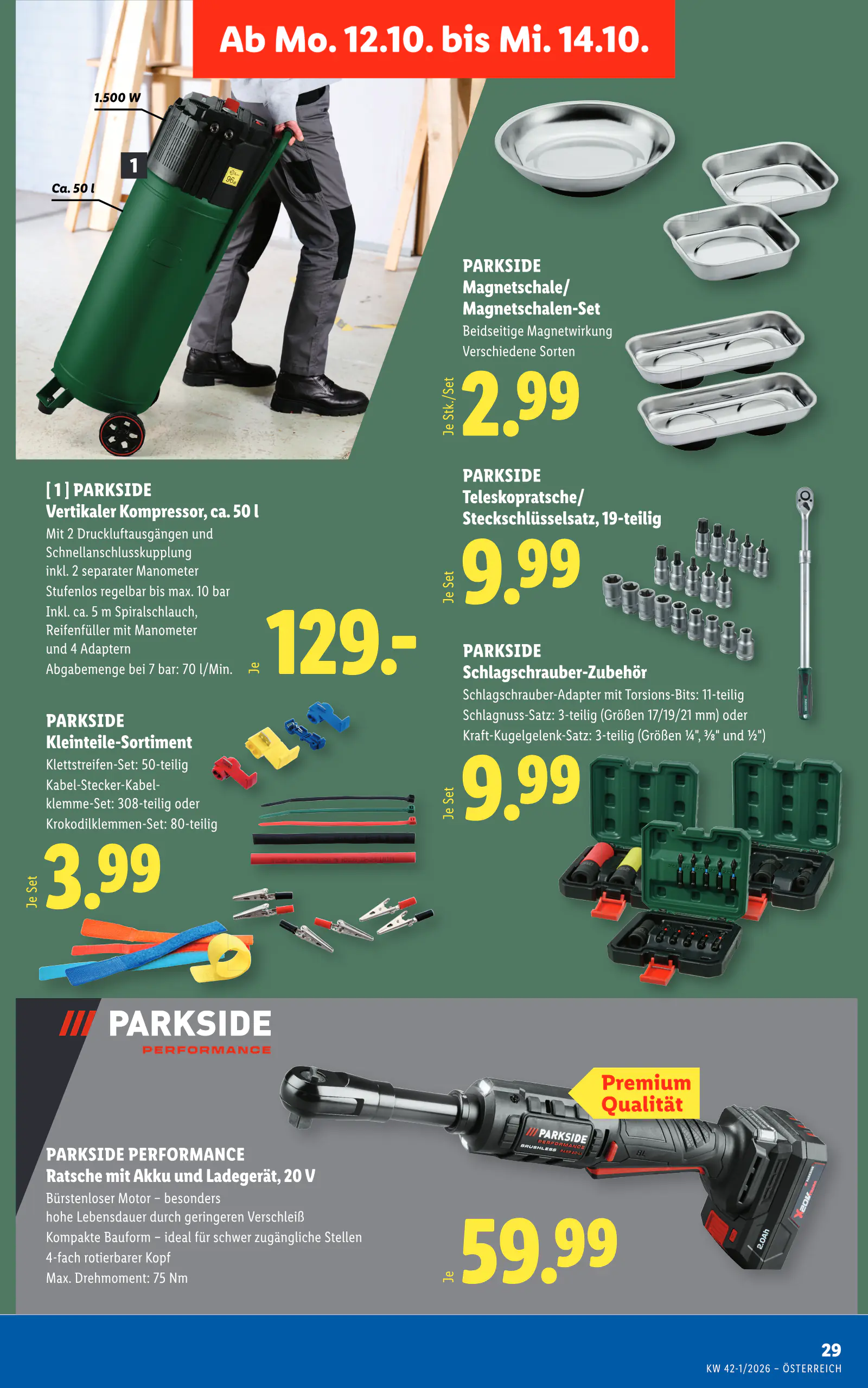 Lidl Ausztria Flugblatt, 38. oldal (okt. 8–14.)