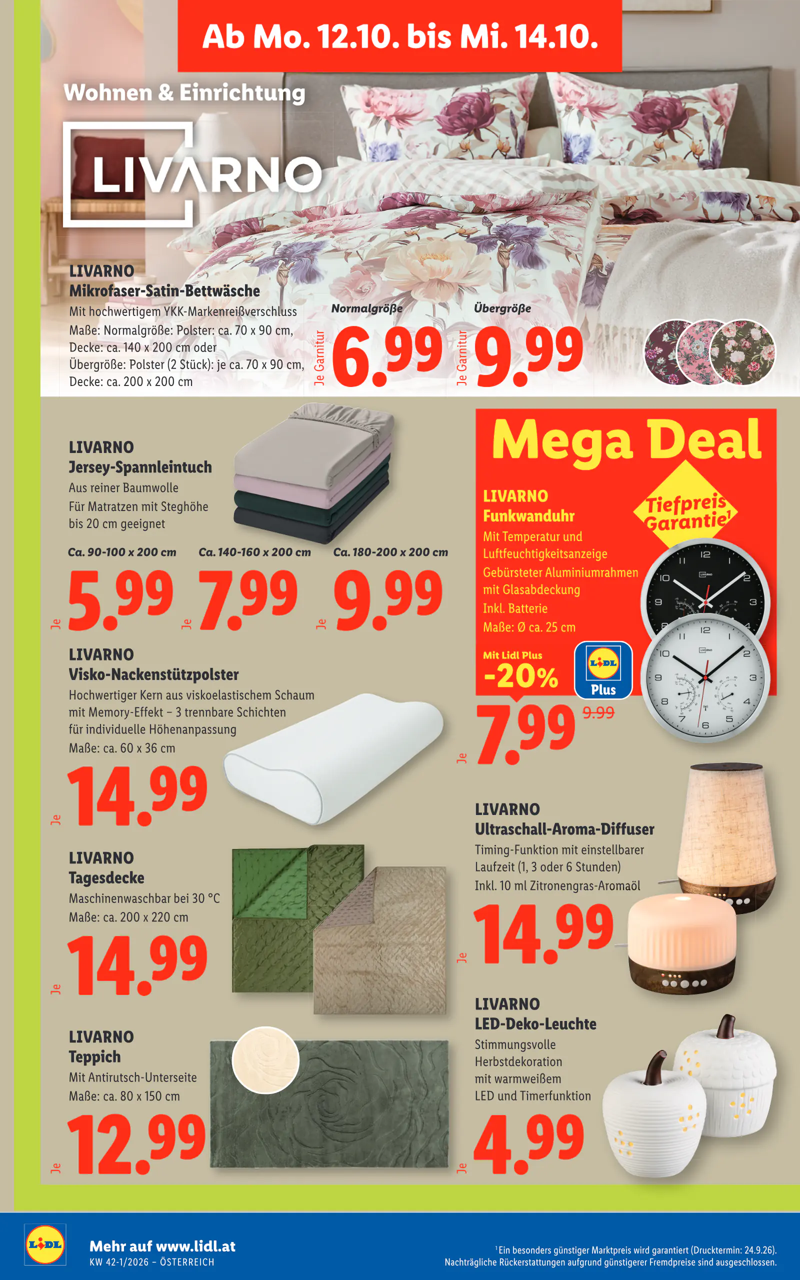 Lidl Ausztria Flugblatt, 41. oldal (okt. 8–14.)