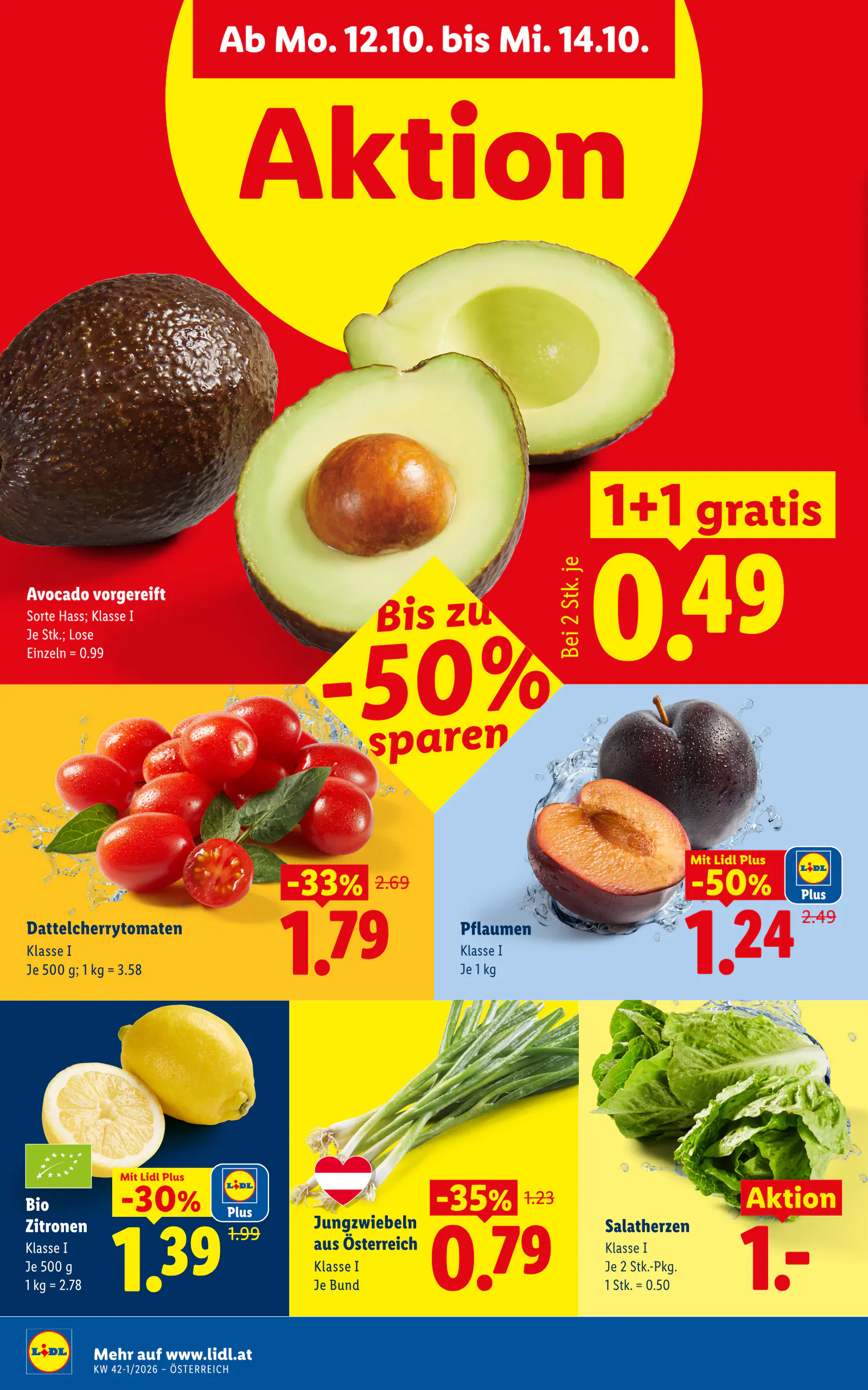 Lidl Ausztria Flugblatt, 45. oldal (okt. 8–14.)