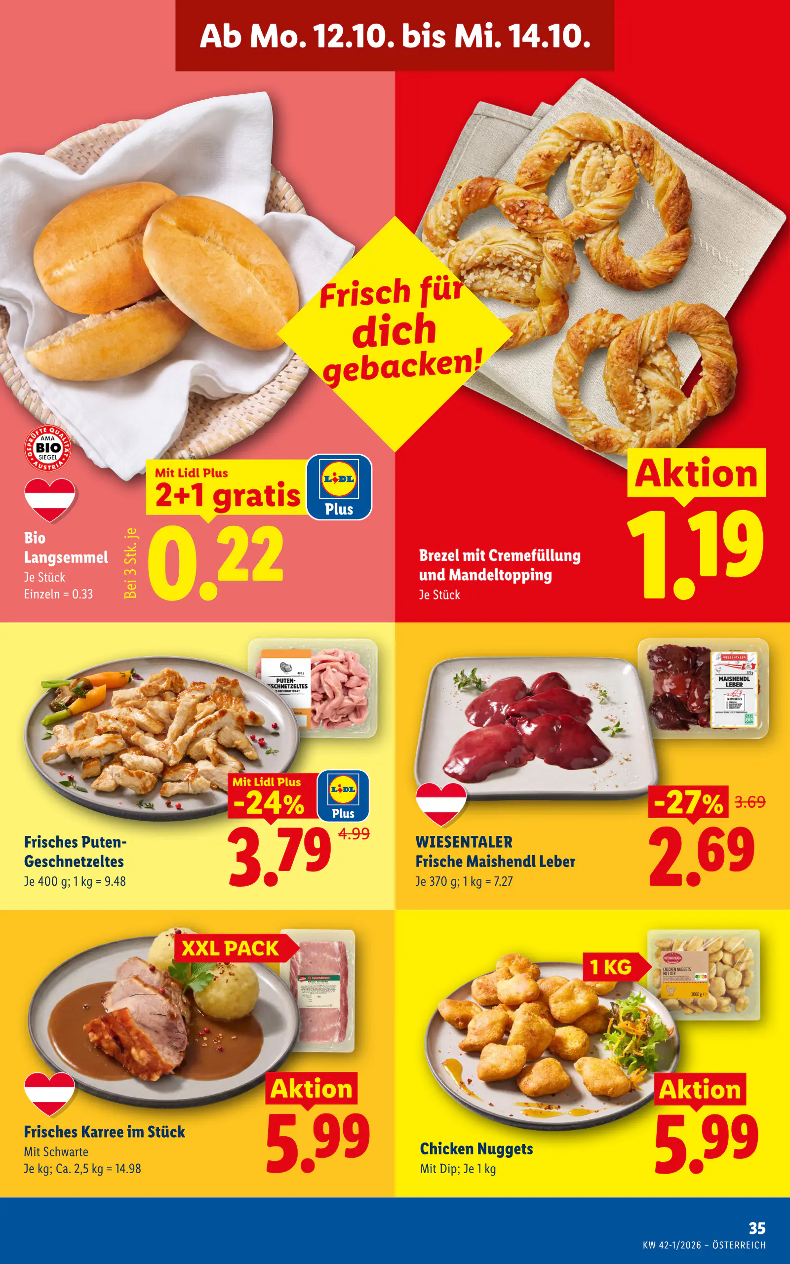 Lidl Ausztria Flugblatt, 46. oldal (okt. 8–14.)
