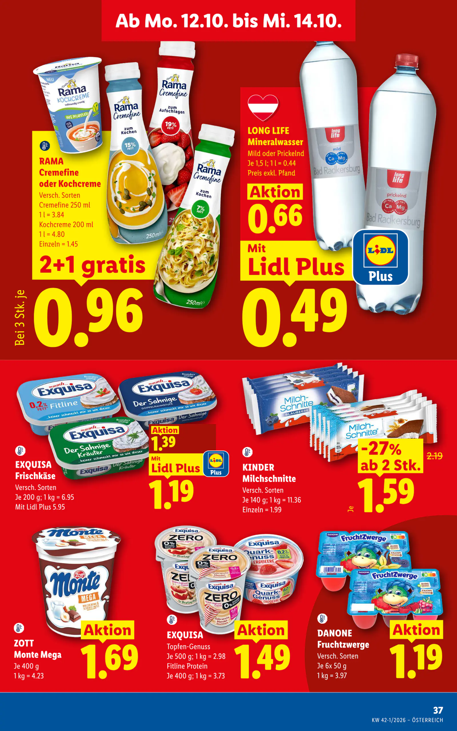 Lidl Ausztria Flugblatt, 48. oldal (okt. 8–14.)